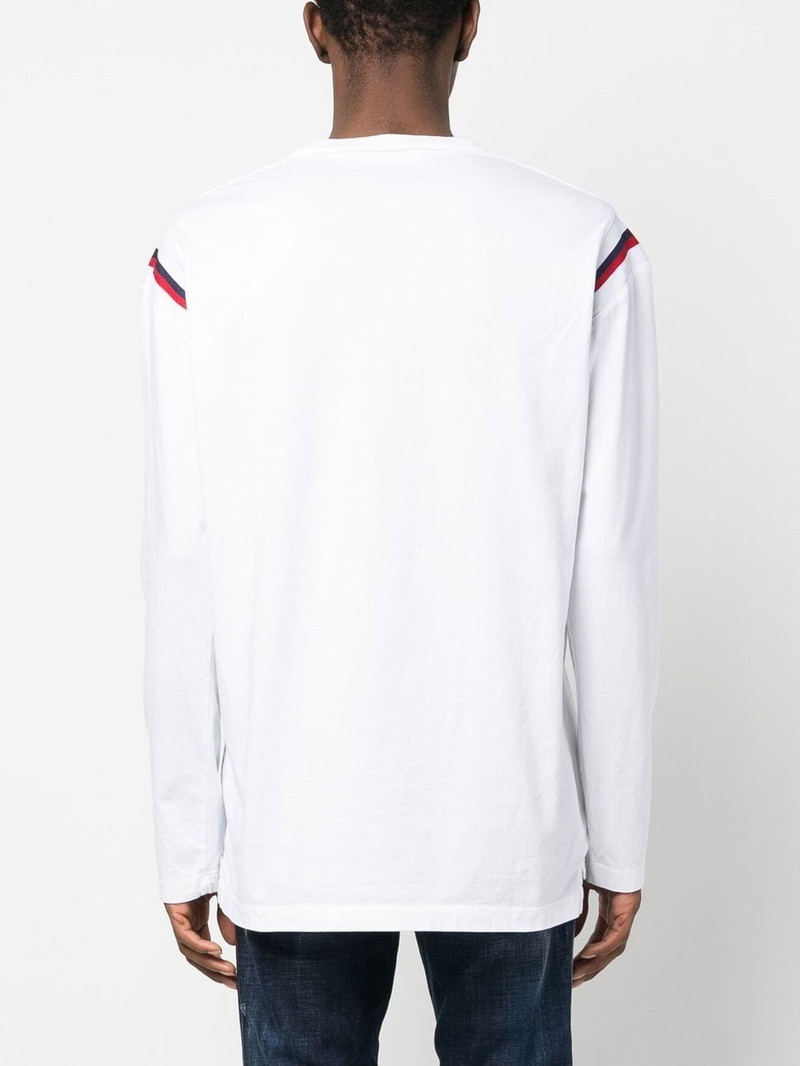 University-print long-sleeve T-shirt 4