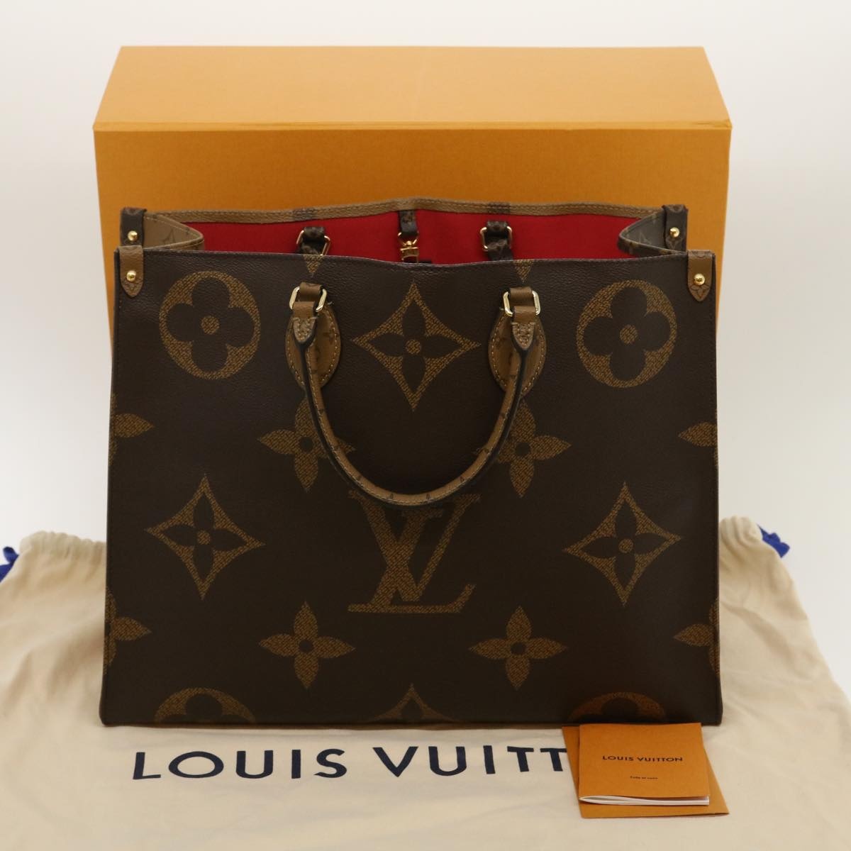 LOUIS VUITTON Monogram Reverse Giant On The Go GM Tote Bag M45320 - 12