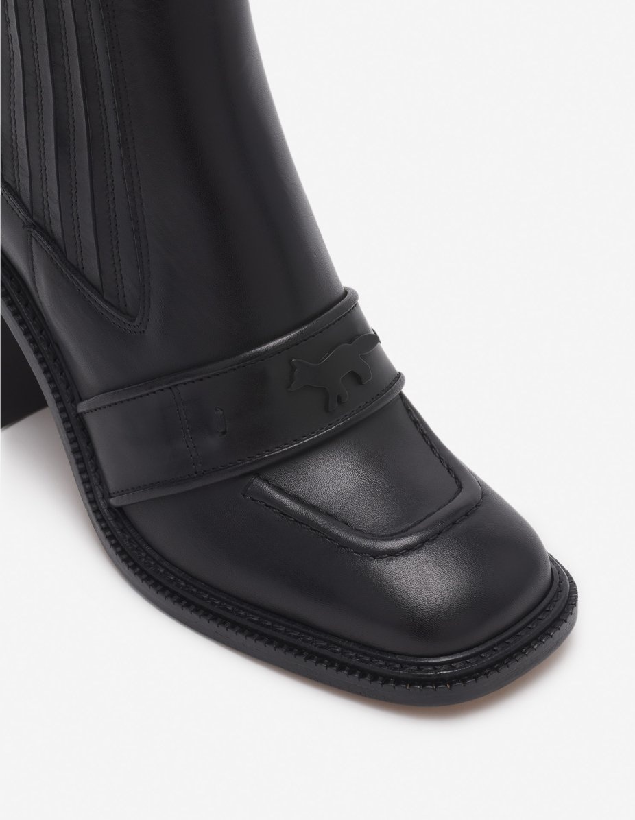 LEATHER LOAFER BOOTS - 5