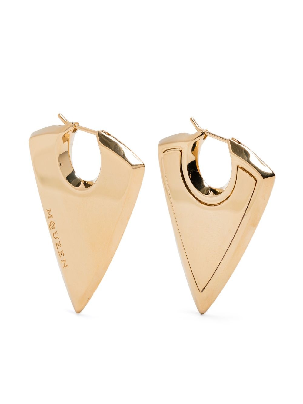 【送料&関税込】Alexander McQueen Arrow Triangle Shape Earri Alexander McQueen Arrow Triangle Shape Earrings | italist