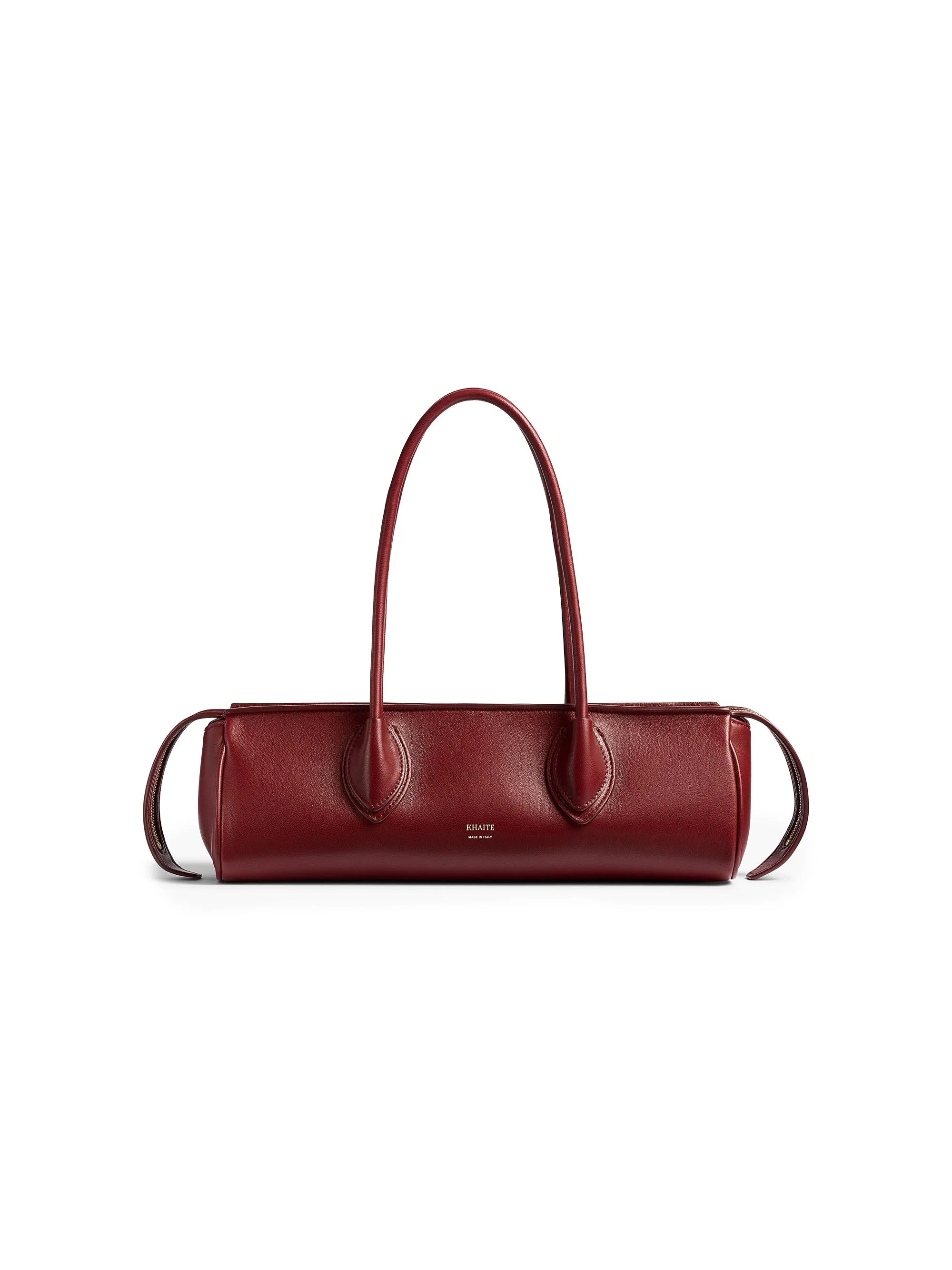 Women's Donna Soft Leather Handbag - Oxblood - 1