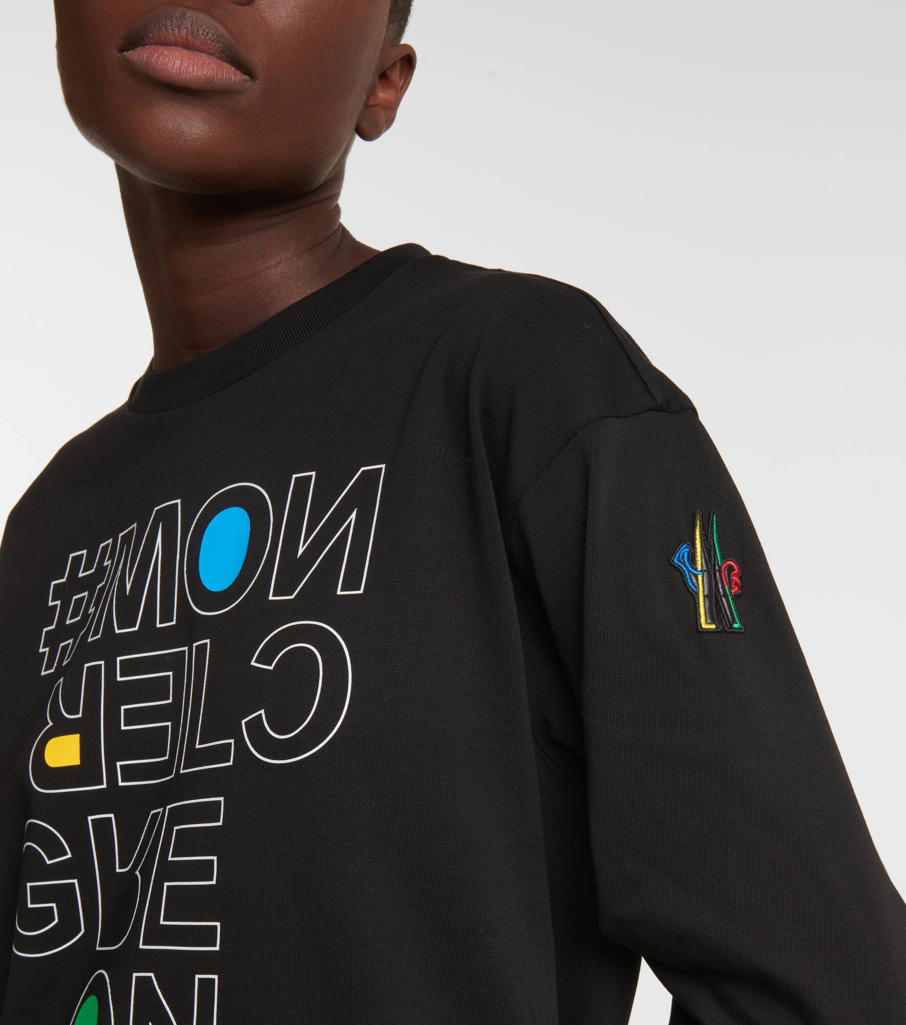 Exclusive to Mytheresa – Logo printed cotton jersey top - 4