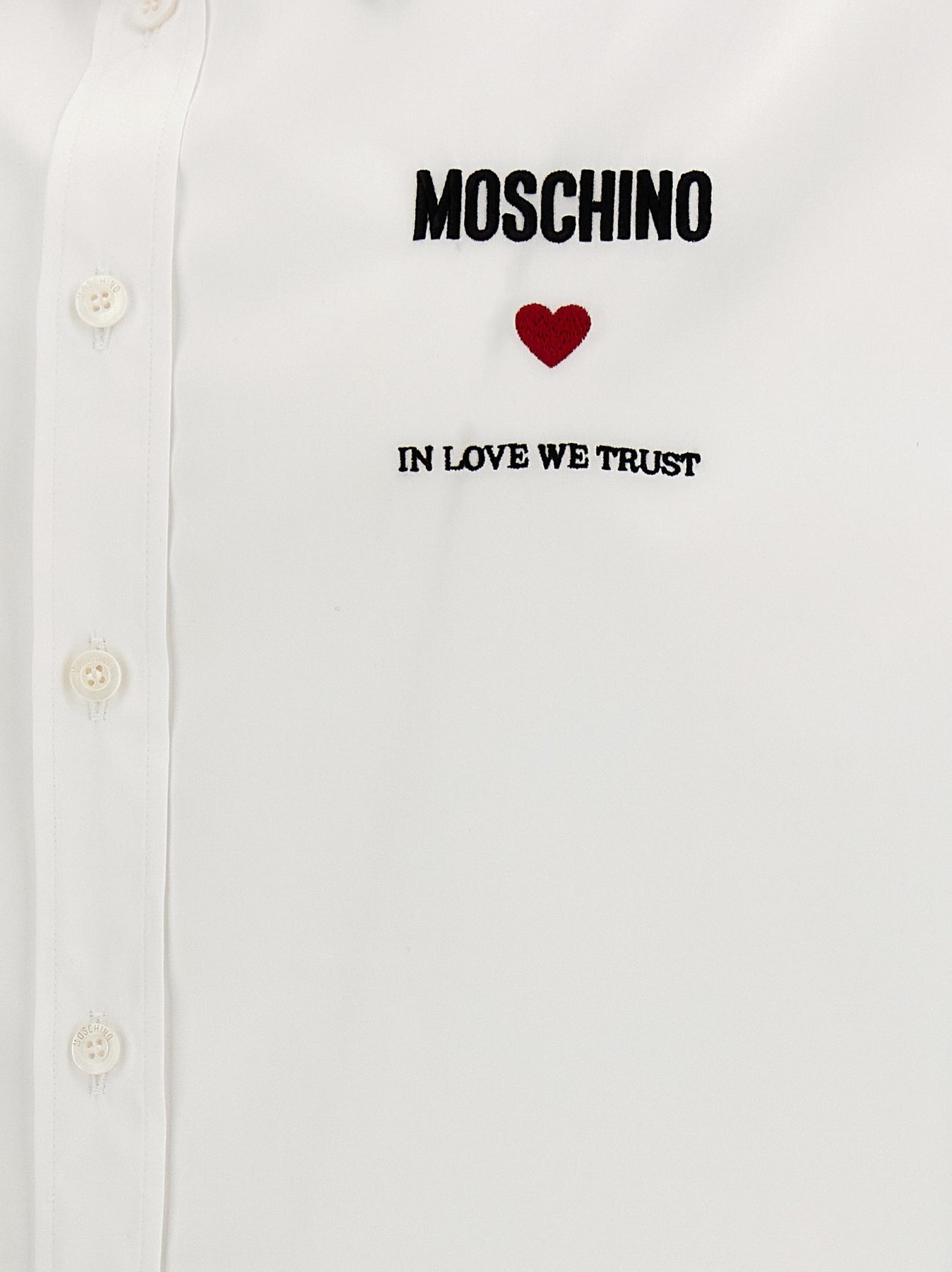 In Love We Trust Shirt, Blouse White - 4