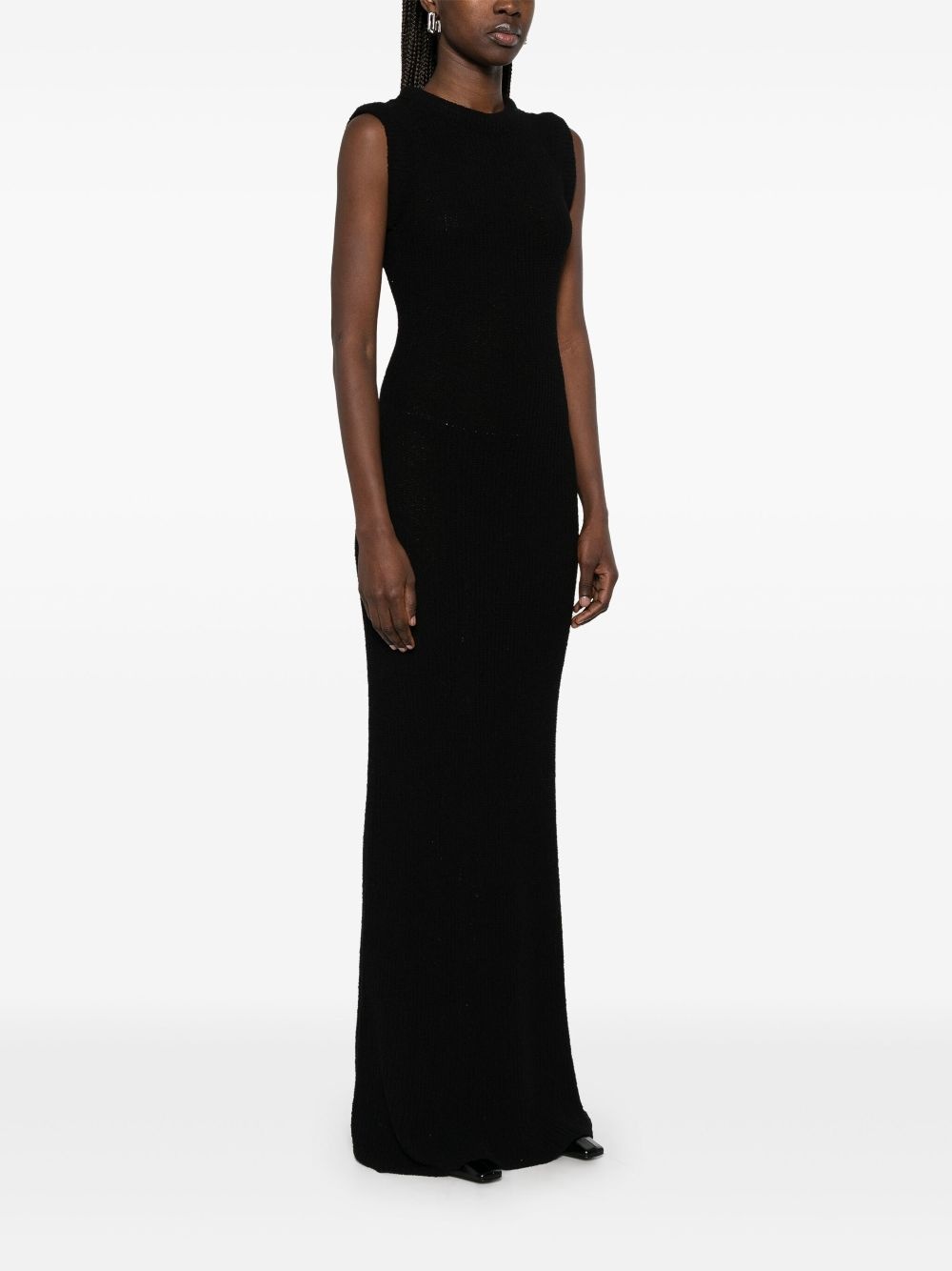 ribbed-knit maxi dress - 3