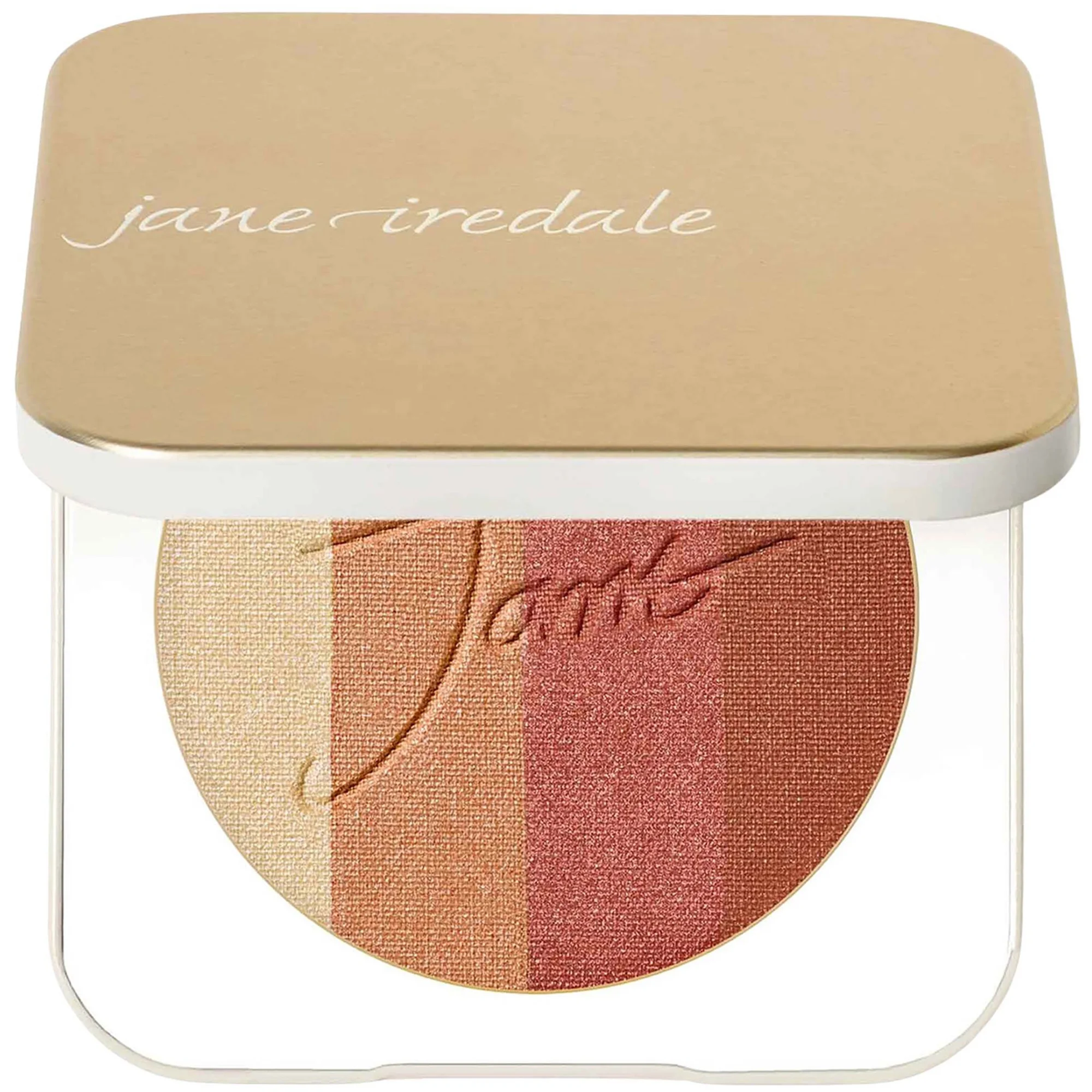 jane iredale Gold Refillable Compact and PureBronze Shimmer Bronzer Refill - Copper Dusk - 1