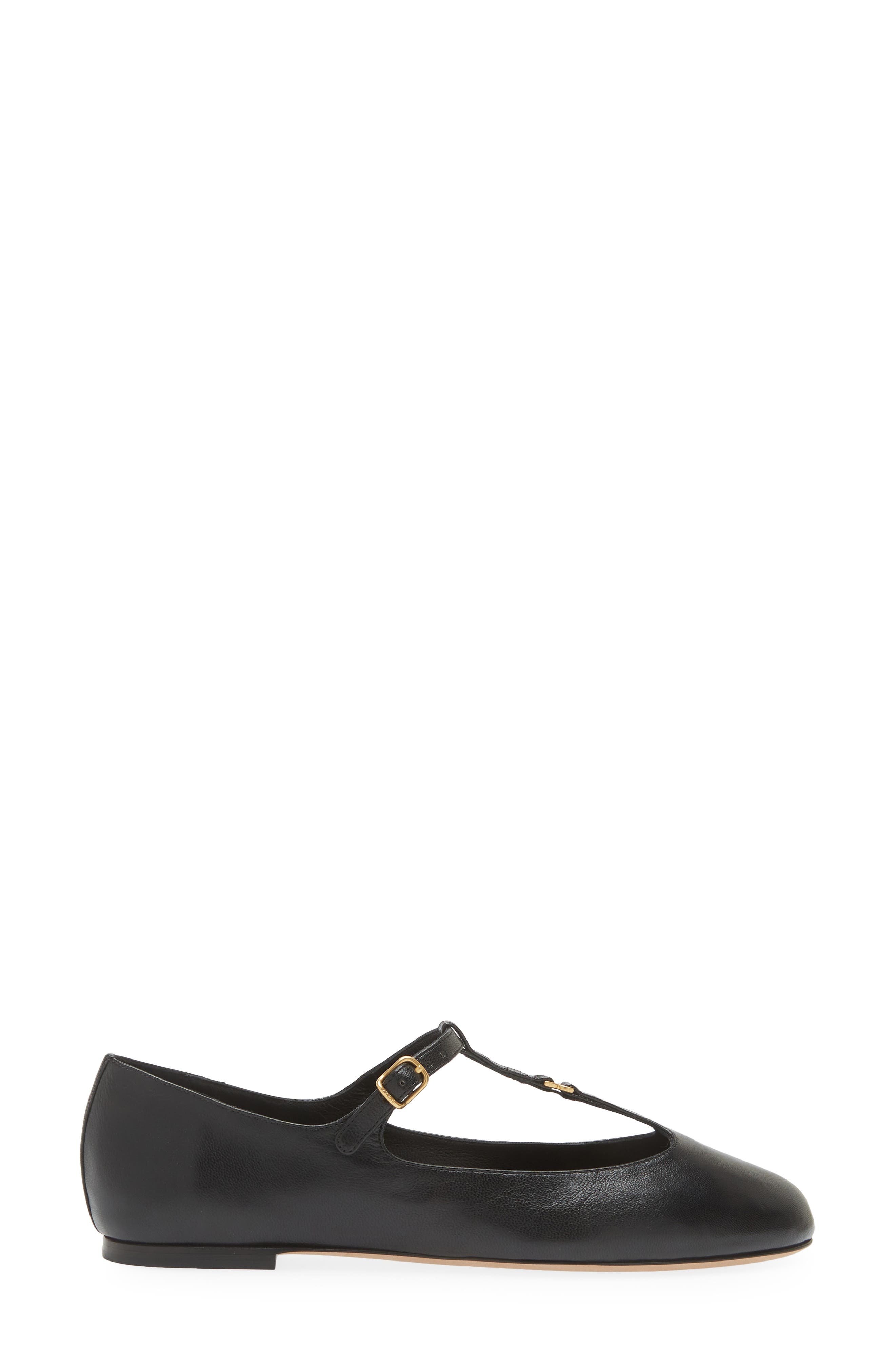 Chloé Marcie Mary Jane Flat in 001 Black at Nordstrom - 3