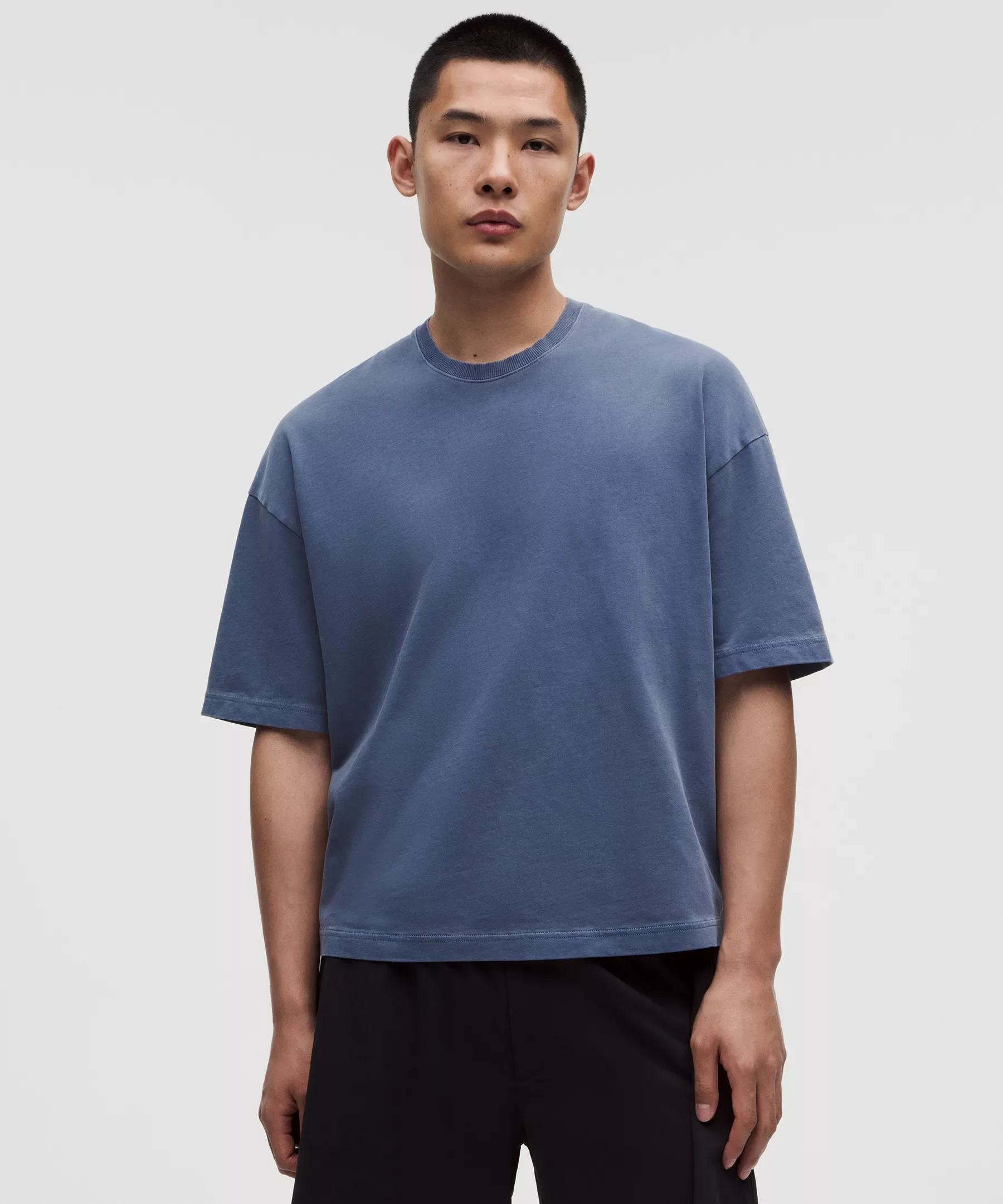 Heavyweight Cotton Jersey Boxy T-Shirt *Wash - 1