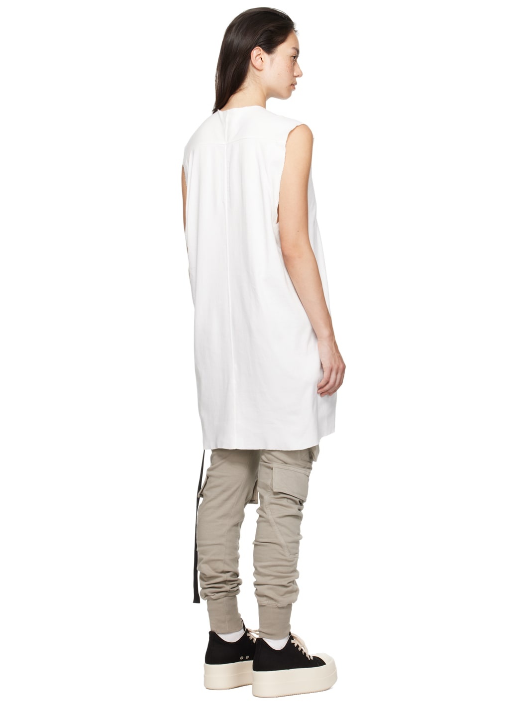 White Luxor SL Tank Top - 3