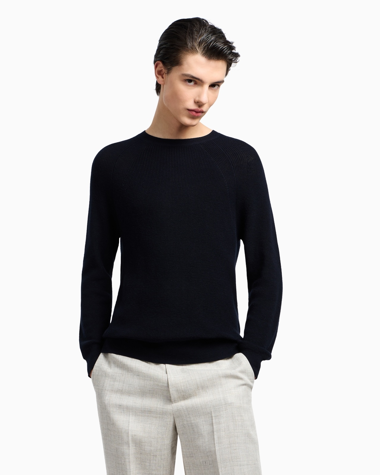 JUMPER IN A HALF FISHERMAN’S RIB KNIT - 2
