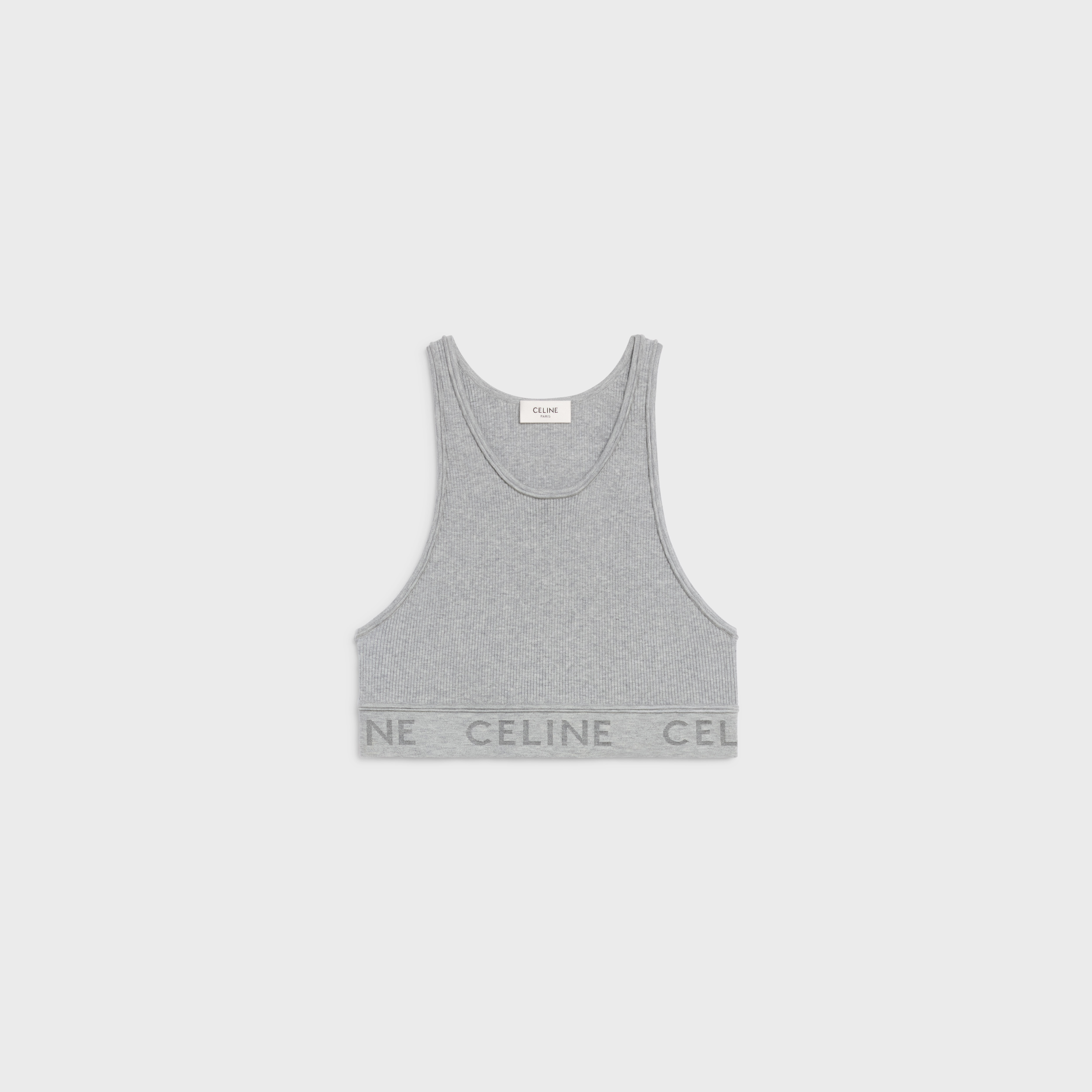 CELINE SPORTS BRA IN ATHLETIC KNIT - 1