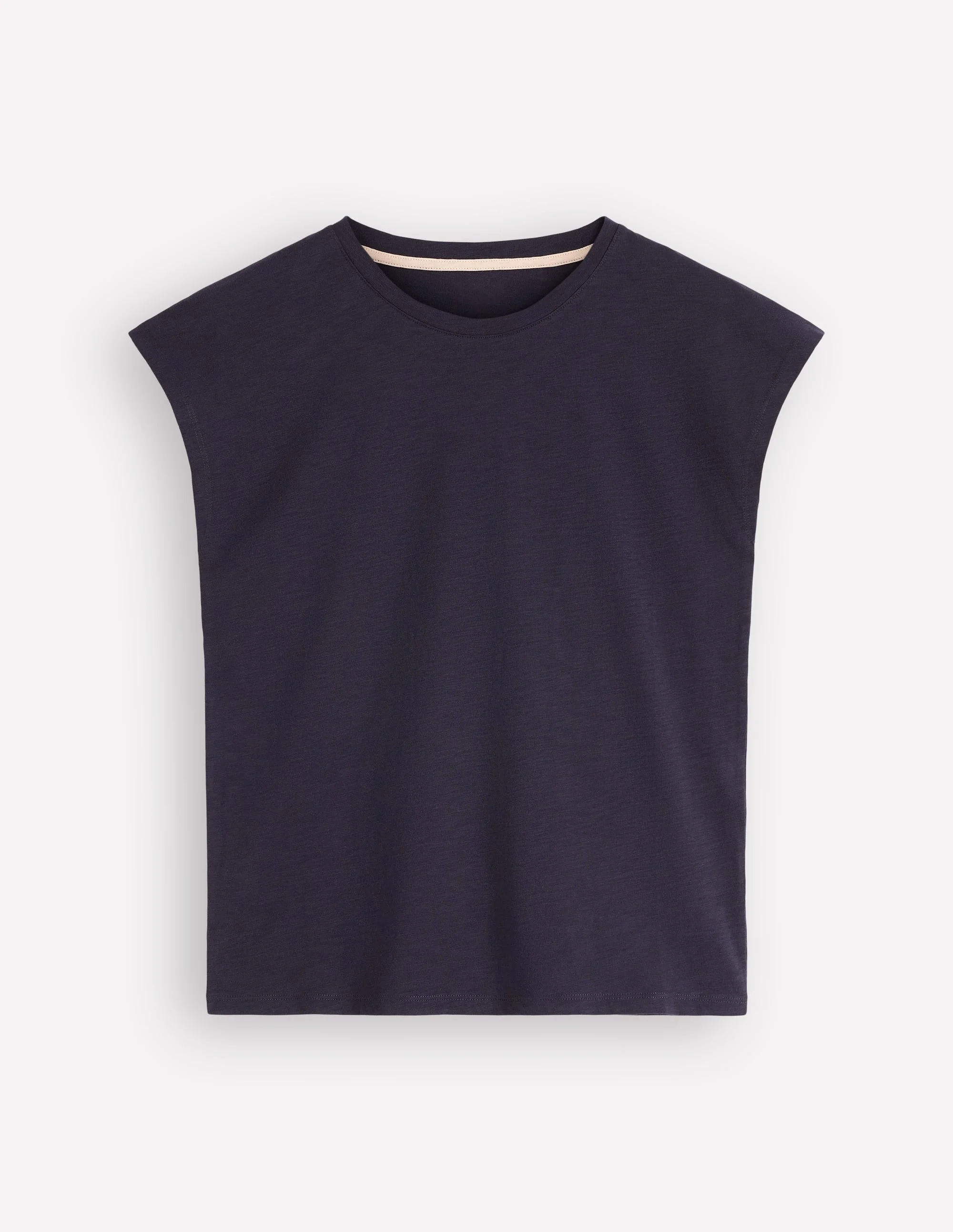 Louisa Slub T-Shirt-Navy - 1