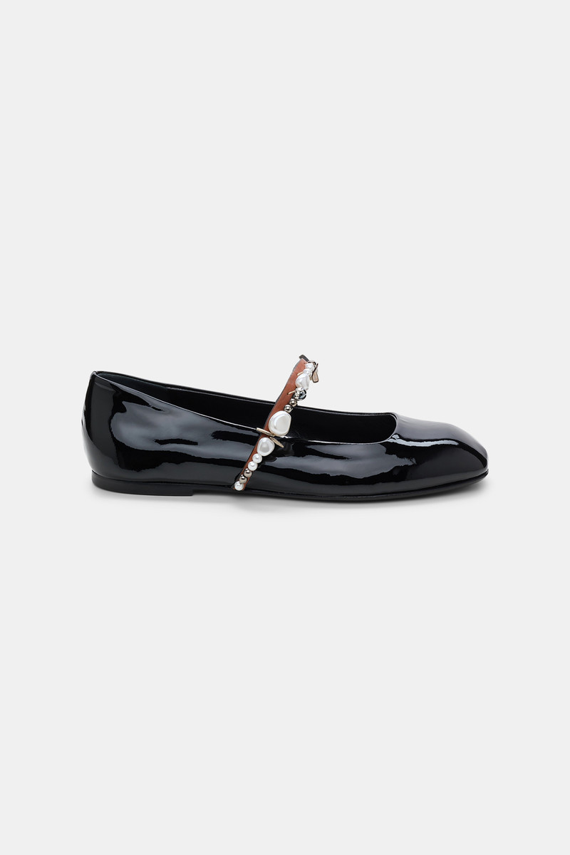 GLOSSY SHINE Embellished Mary-Jane 1