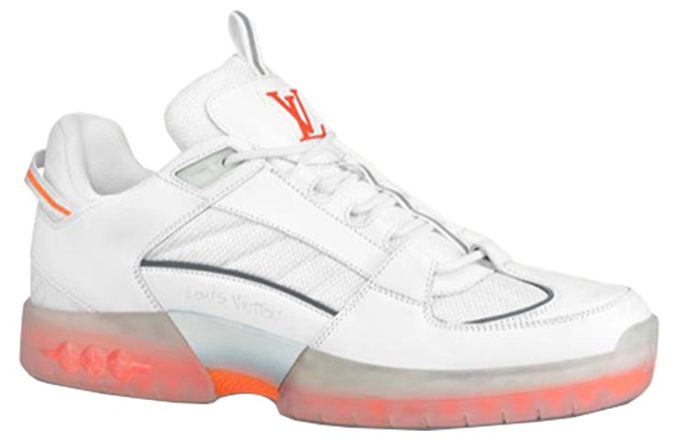 LOUIS VUITTON A View Sneakers 'White Orange' 1A8J1T - 2
