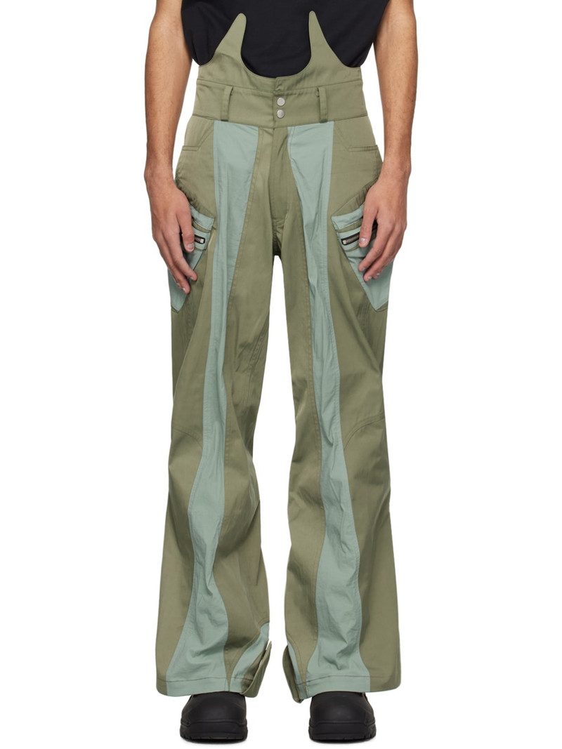 Green Scarab Cargo Pants 1