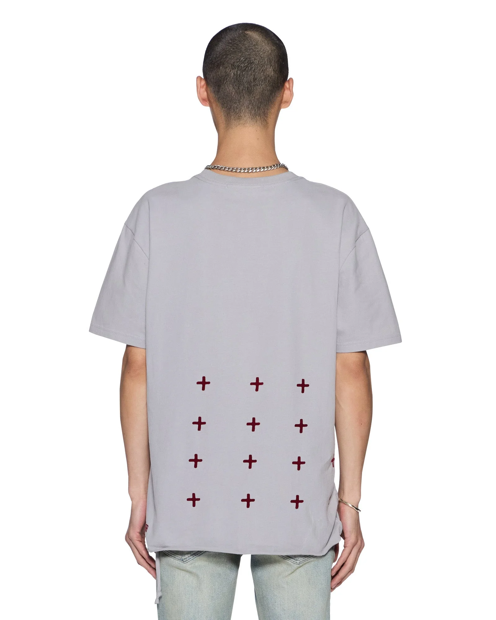 4X4 BIGGIE SS TEE KRETE/BURGUNDY - 1