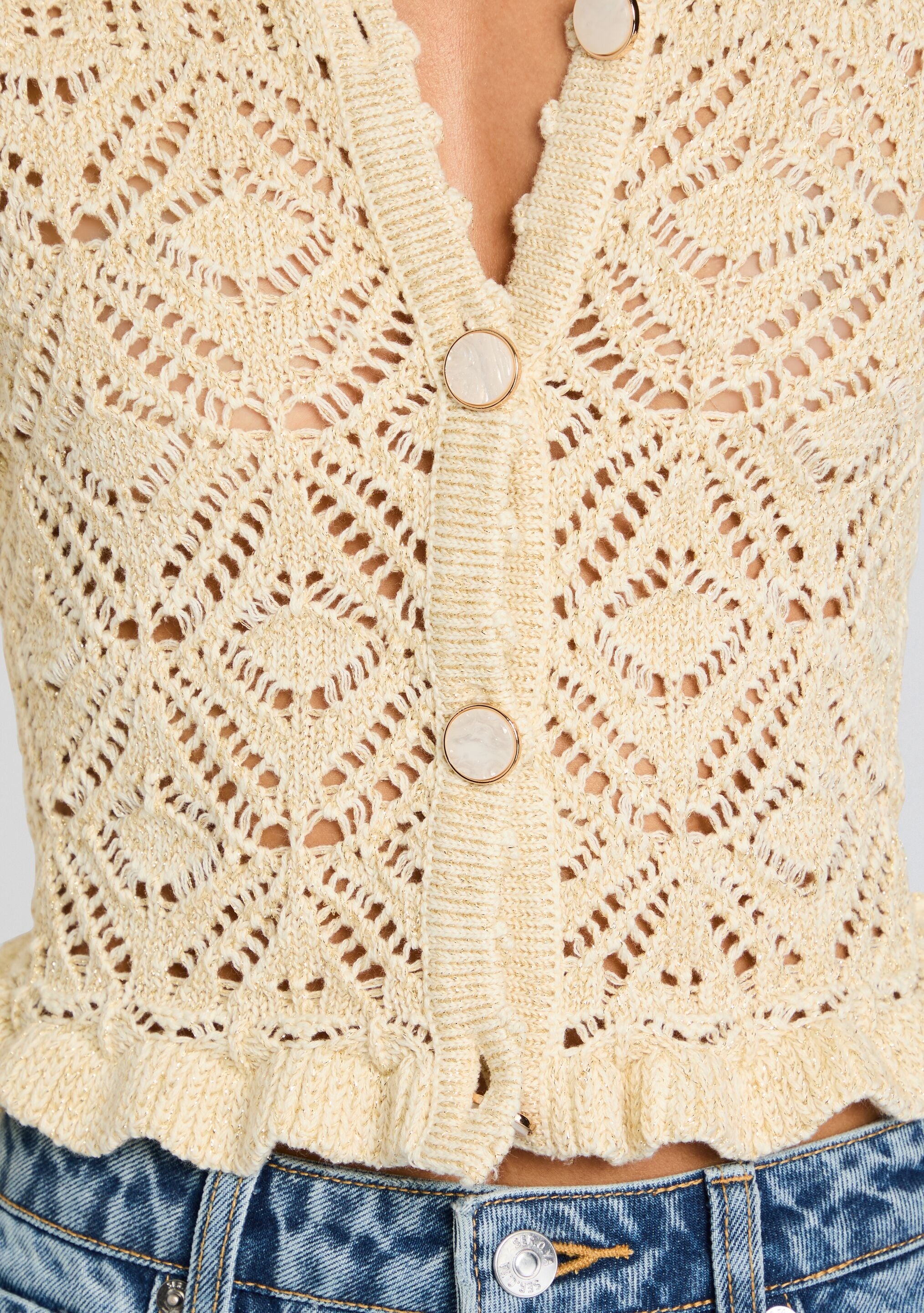 GIULIANA CROCHET CARDIGAN - 2