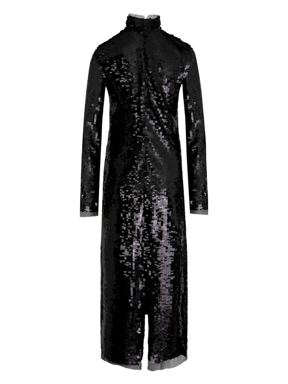 sequinned midi dress - 5