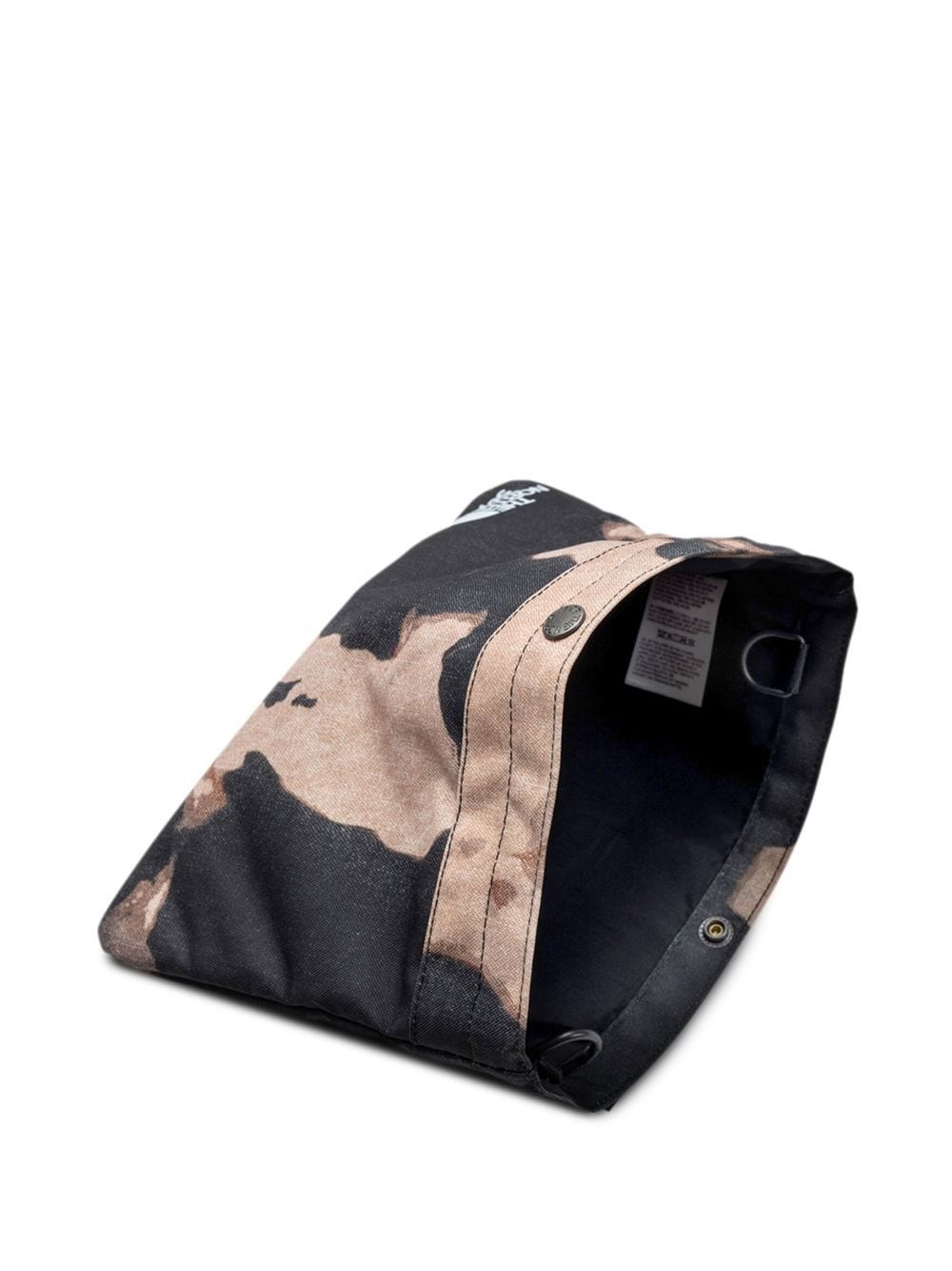 x TNF bleached denim print shoulder bag - 4