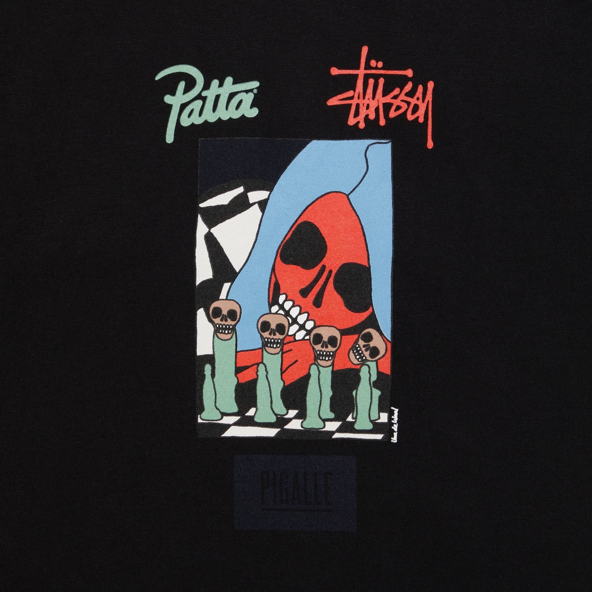 Stussy x Patta Less We Say Tee 'Black' - 3