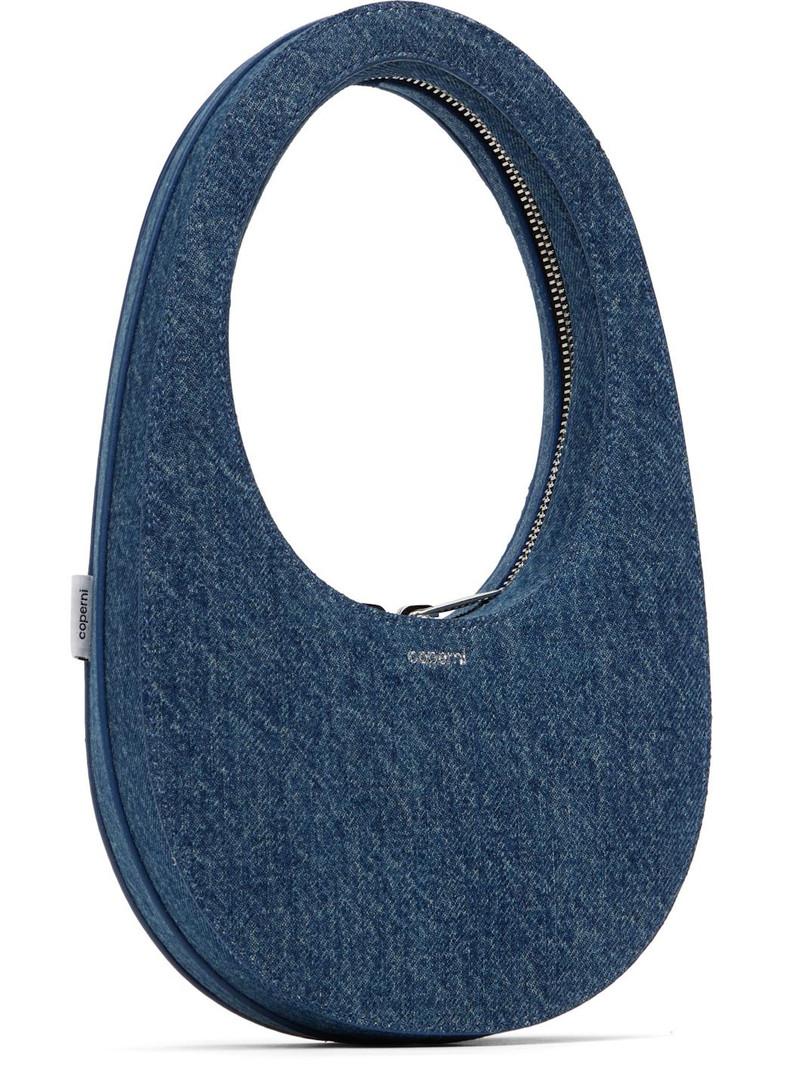 COPERNI Blue Denim Mini Swipe Bag outlook