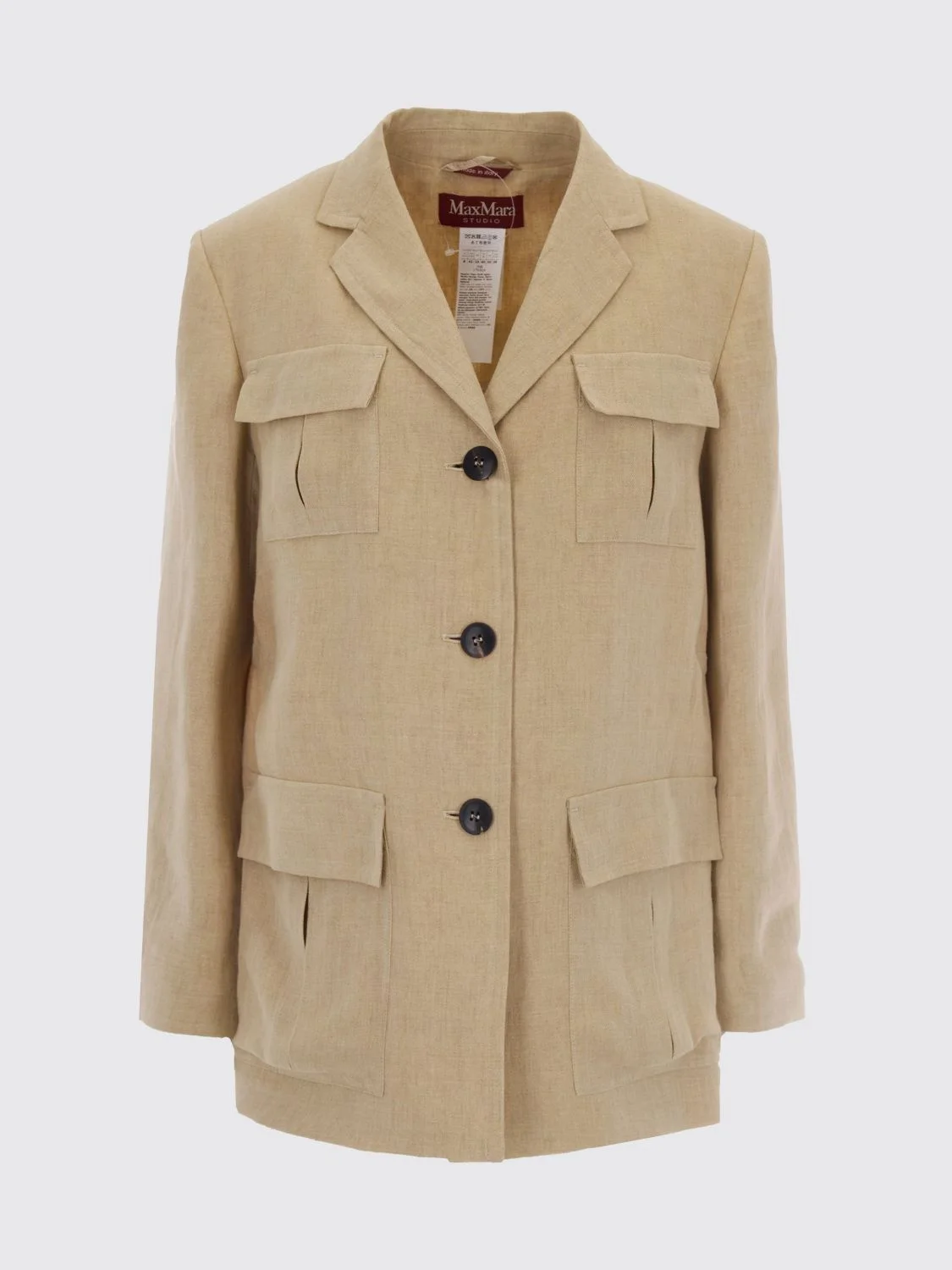 Max Mara Studio Women Linen Jacket Max Mara Studio - 1