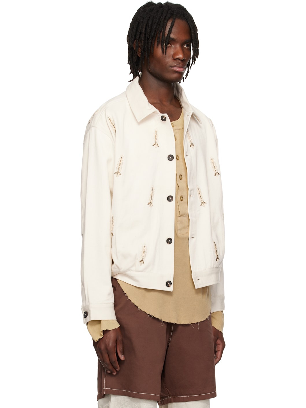 Off-White Pleated Jacket - 2