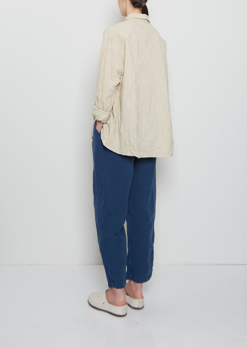 CASEY/CASEY Fabi Linen Pant — Blue outlook