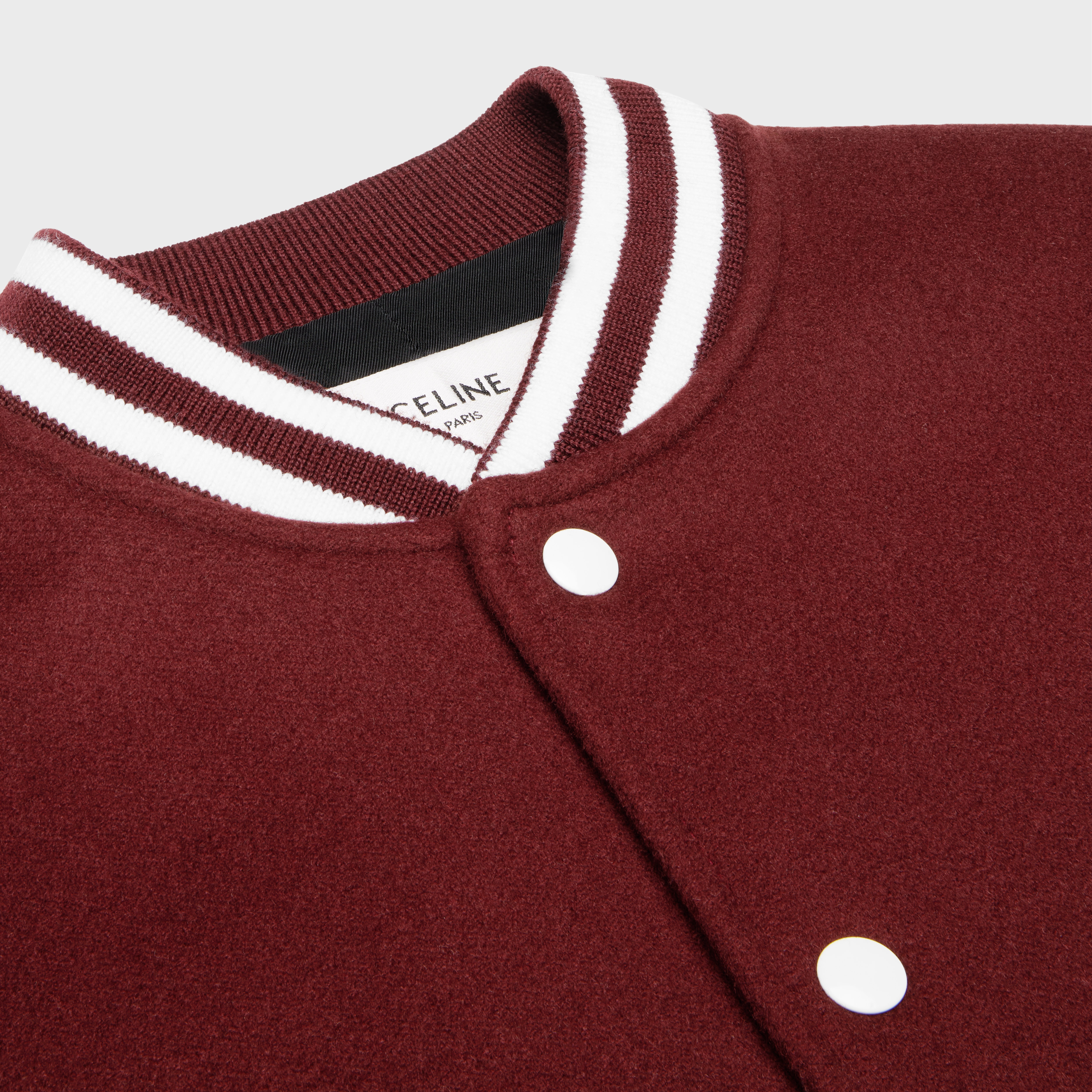 CELINE college teddy jacket in double face cashmere | celine