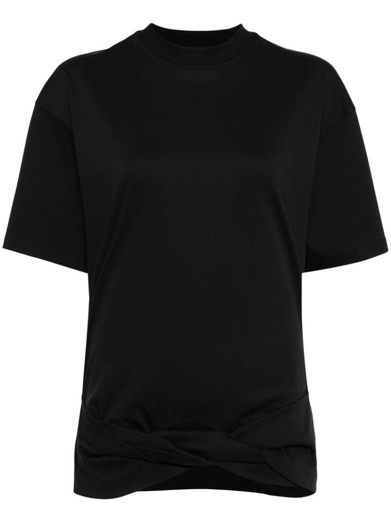 Arrows-embroidery cotton T-shirt 1
