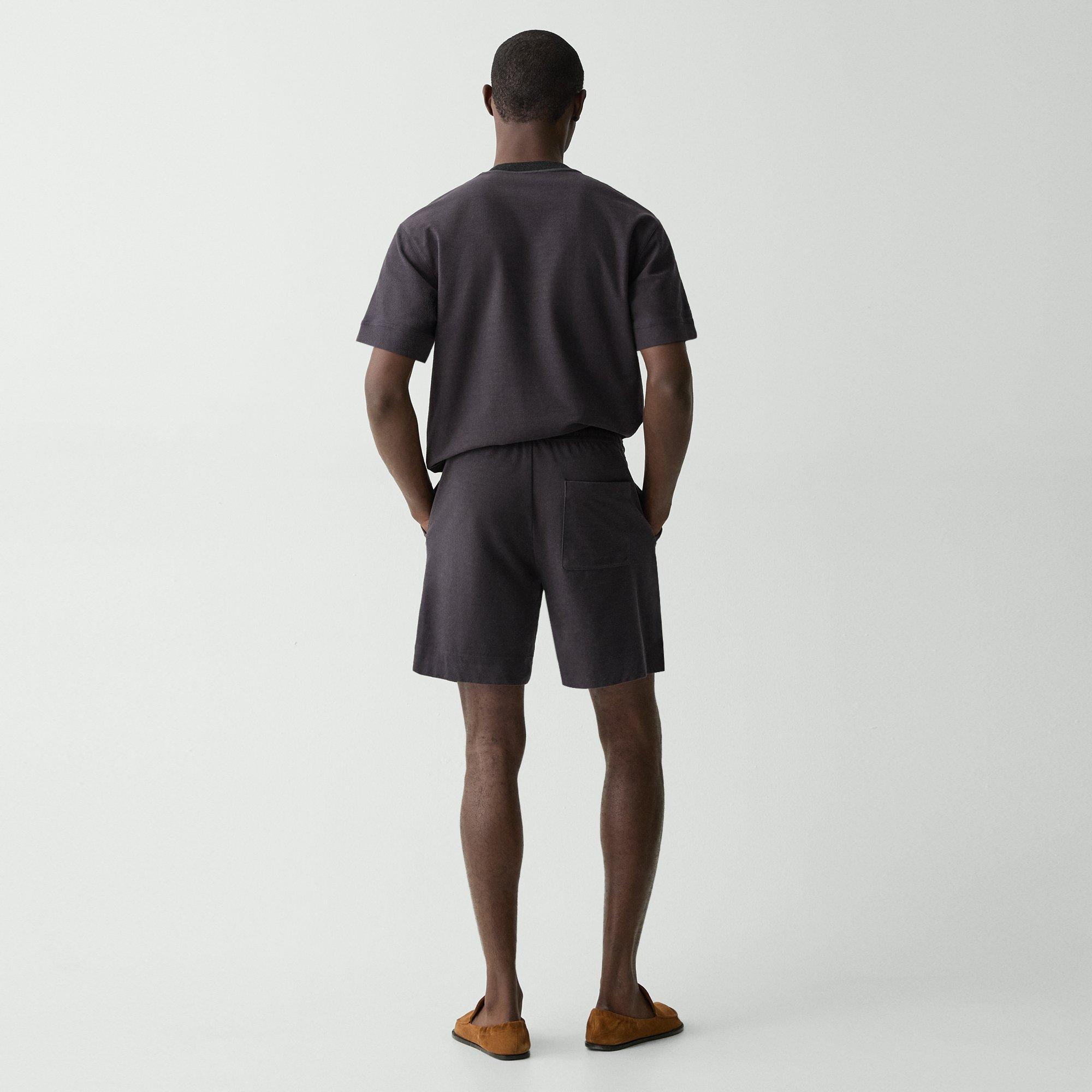 Drawstring Short in Terry Cotton - 4
