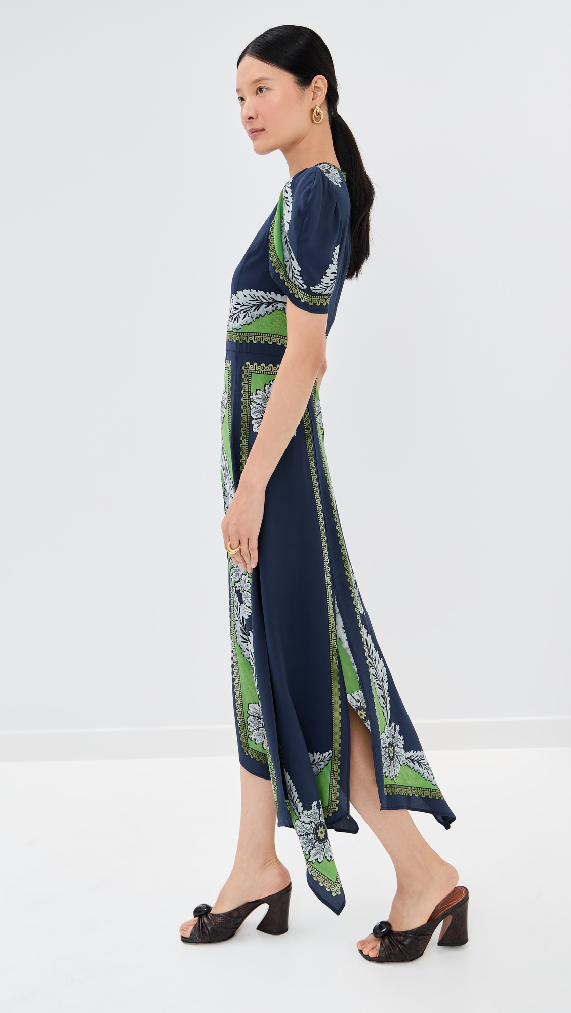 Cherie Silk Scarf Dress - 3