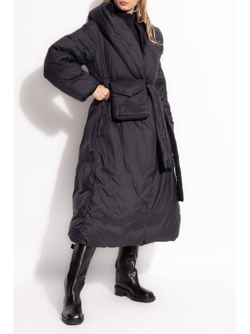 hooded padded coat - 2