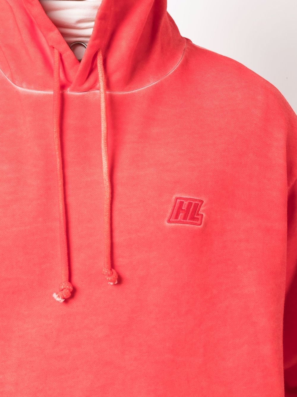 embroidered-logo hoodie - 5