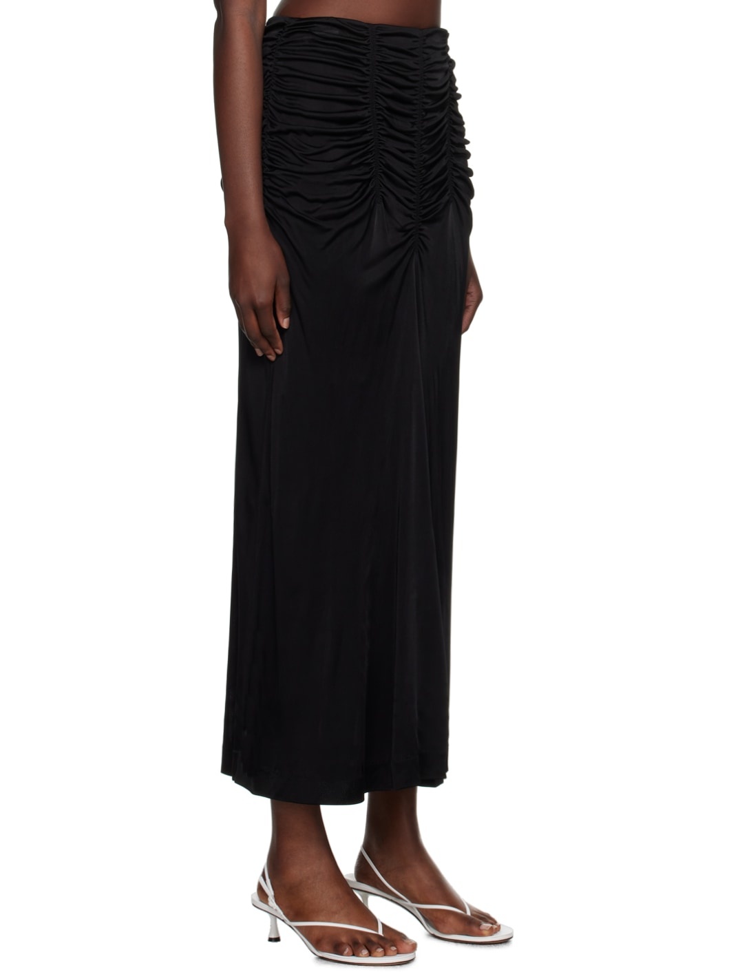 Black Sirene Maxi Skirt - 2