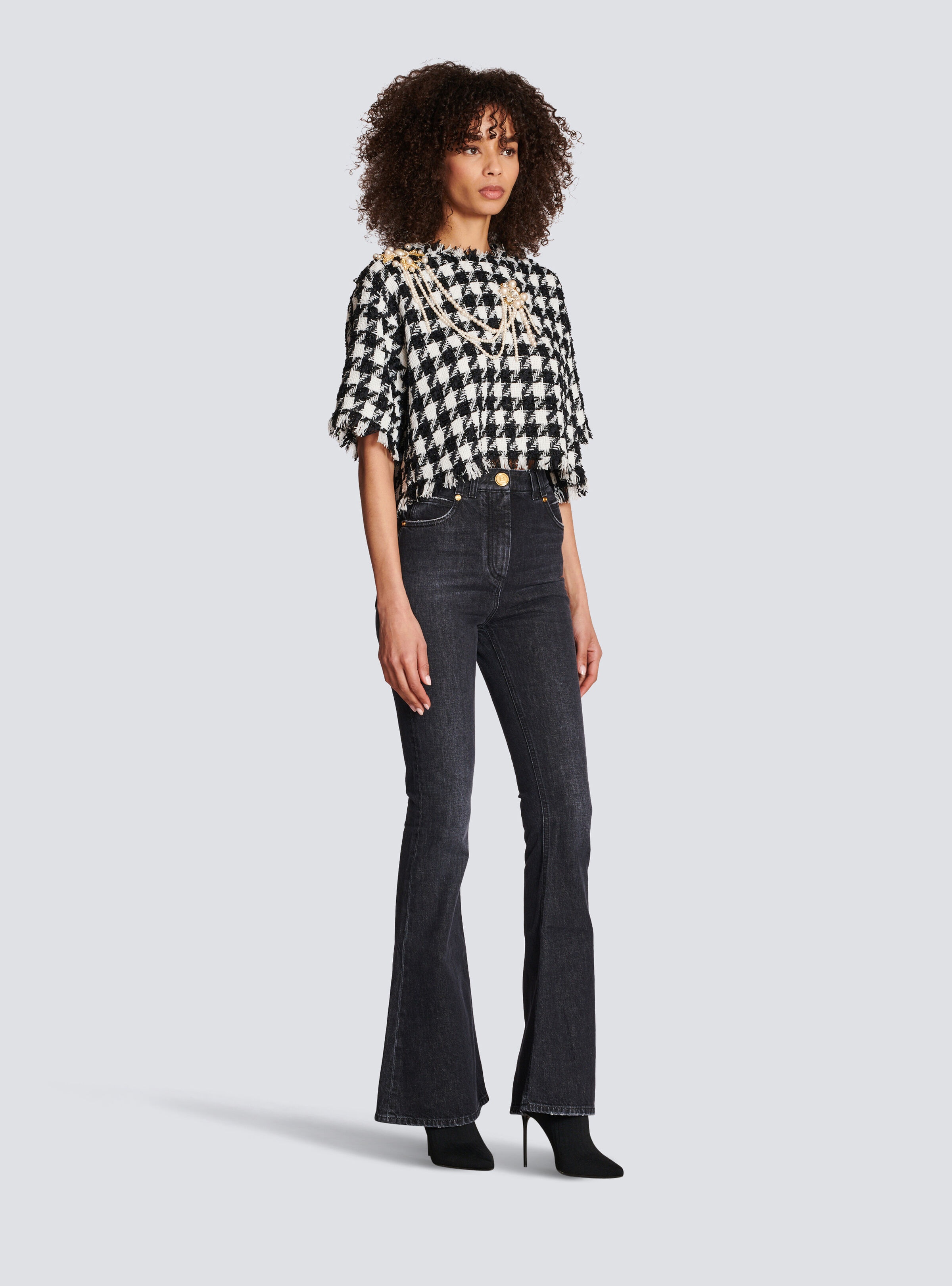 Eco-designed bootcut jeans - 5