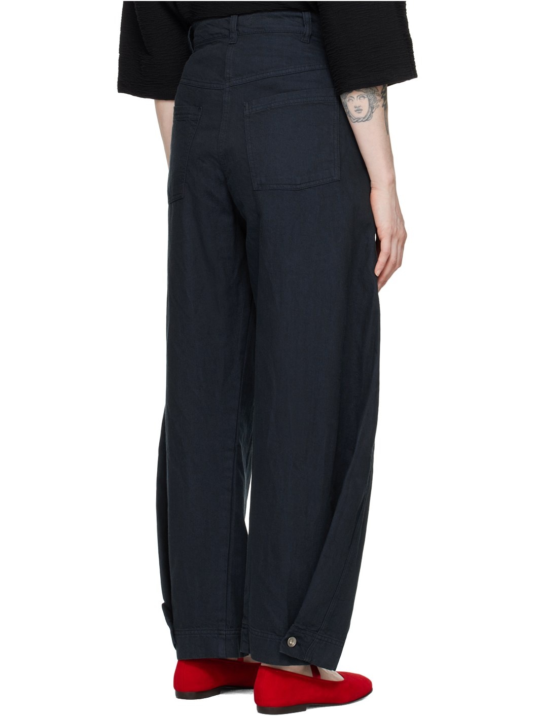 Navy Post Jeans - 3