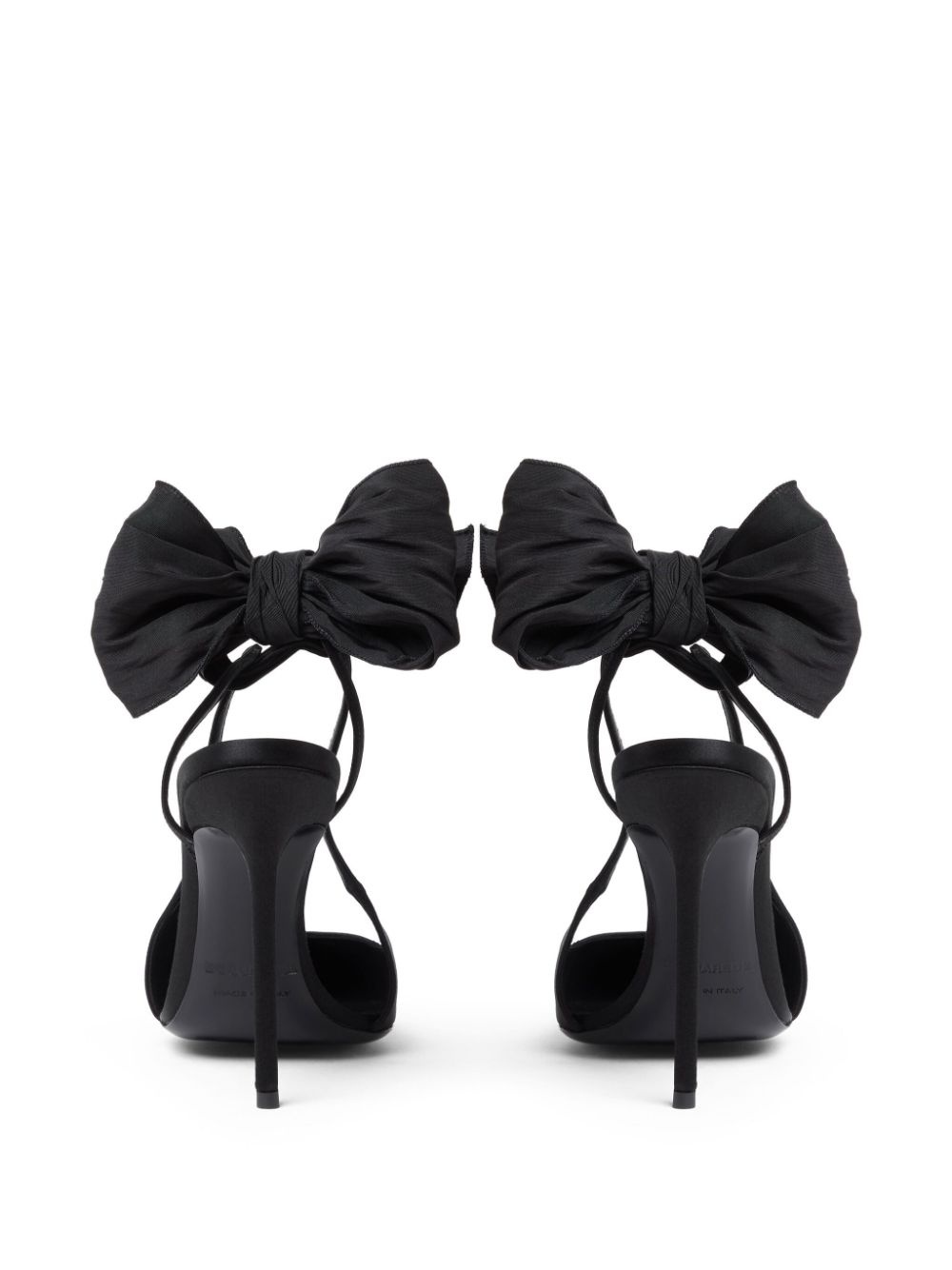 110mm bow-embellished pumps - 3