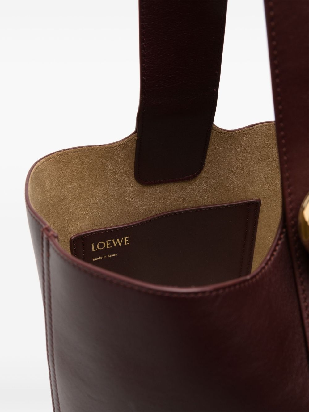 Pebble leather bucket bag - 5