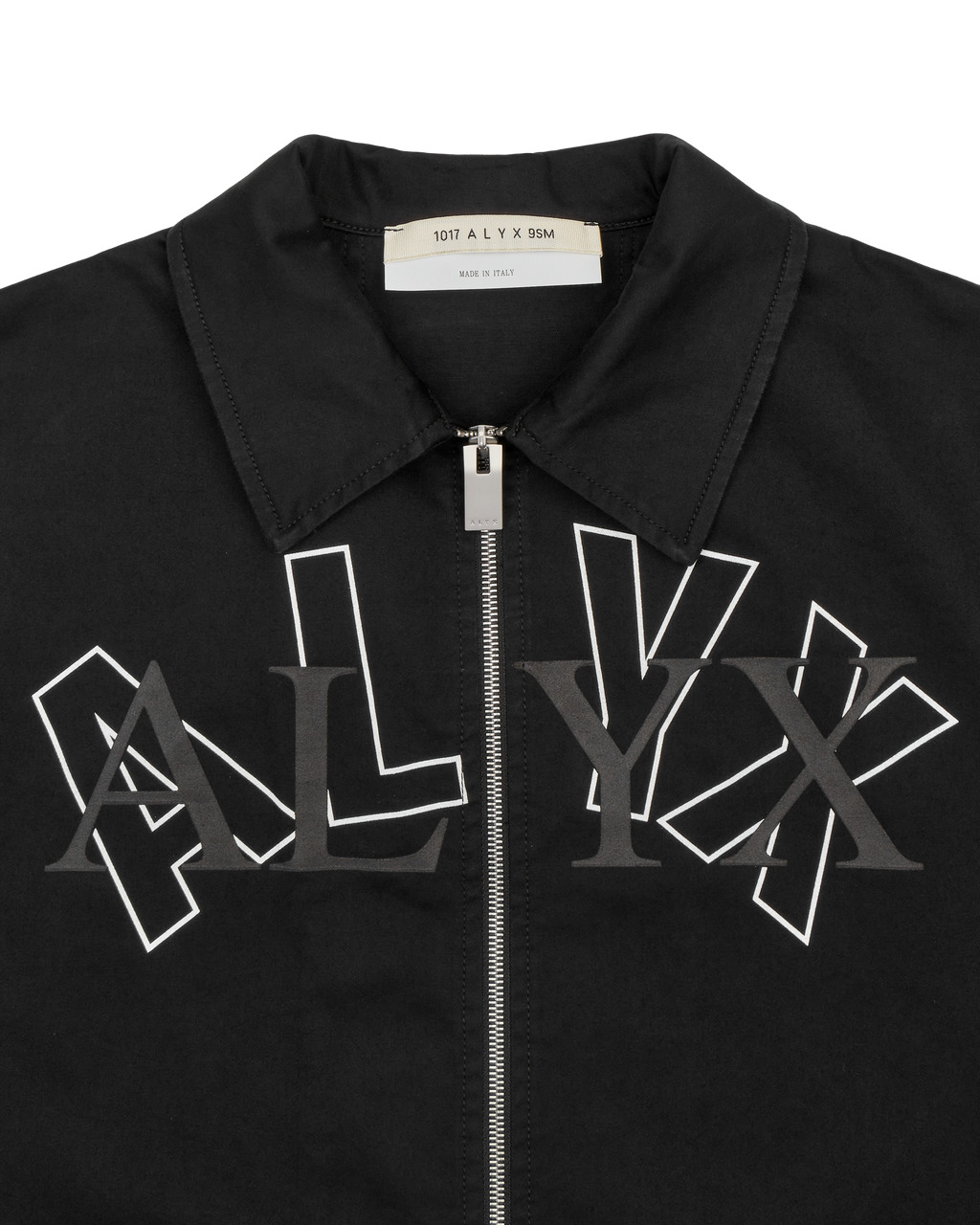LOGO S/S ZIP SHIRT - 4