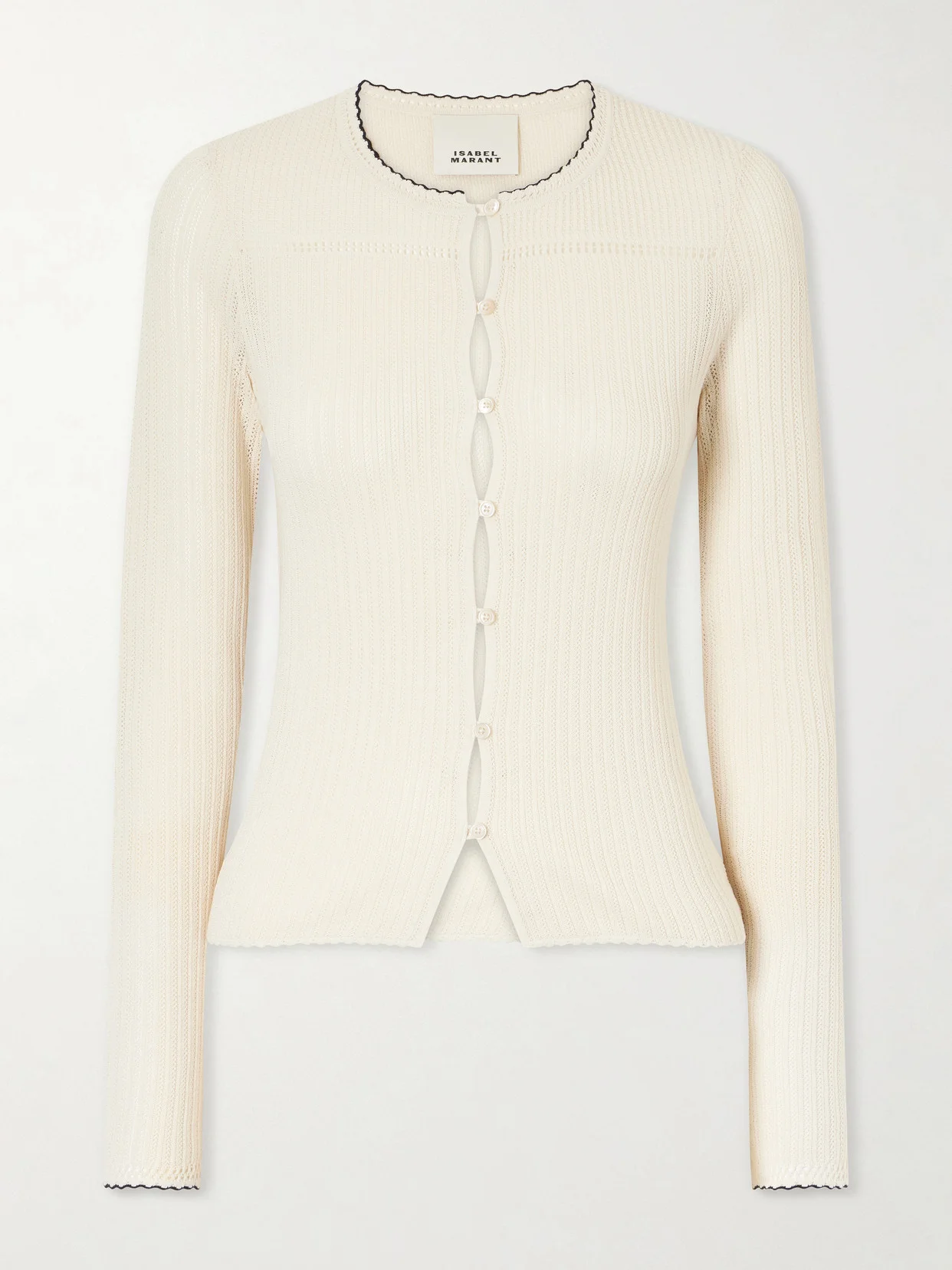 Siofra Silk And Cotton-blend Cardigan - 1