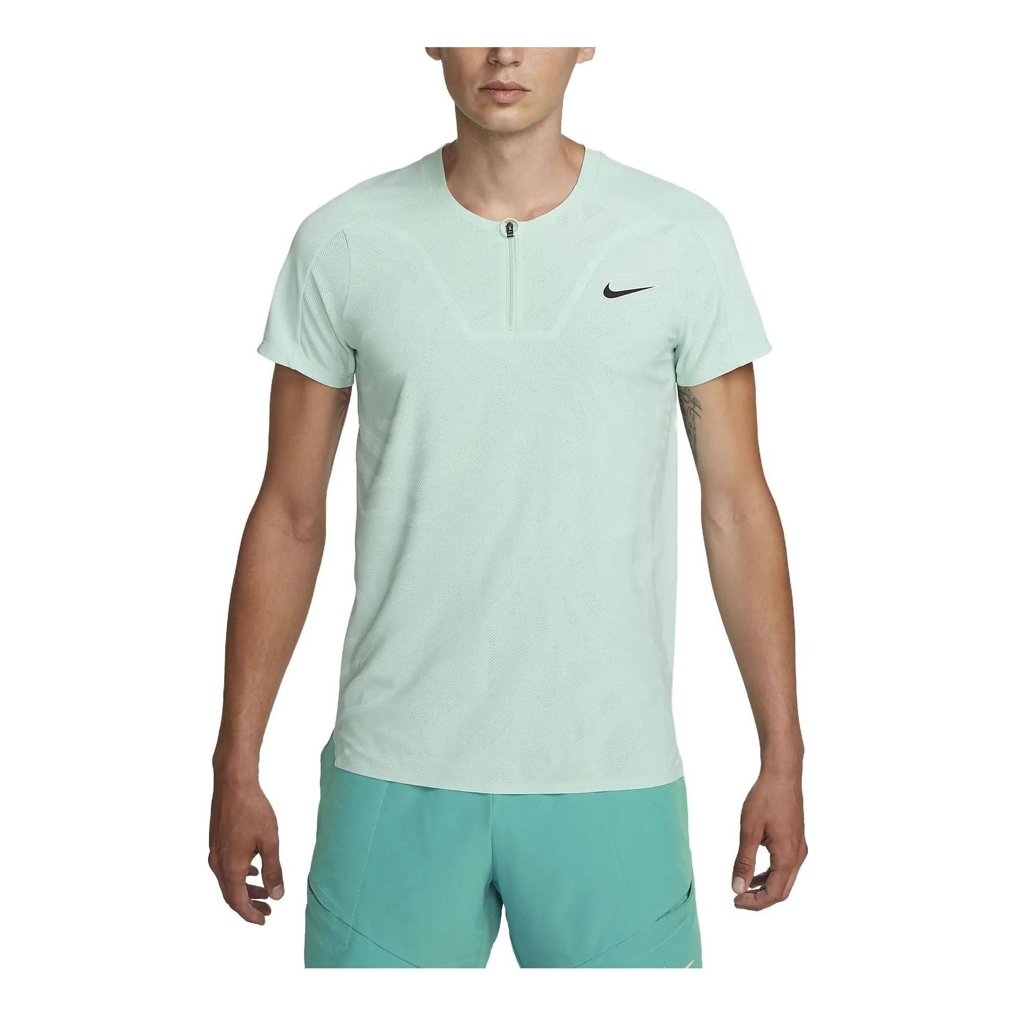 Nike Court Dri-FIT ADV Slam Tennis Polo T-shirt 'Jade Ice Black' DX5523-346 - 1