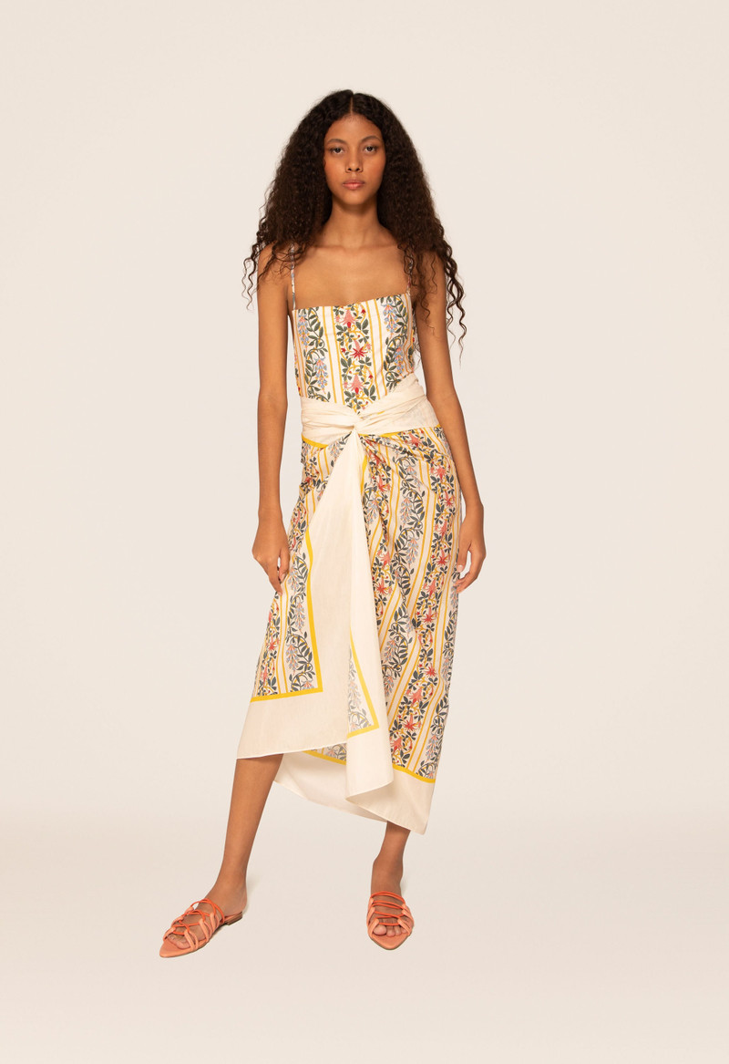 Agua by Agua Bendita Lavanda Lluvia Floral Pareo outlook