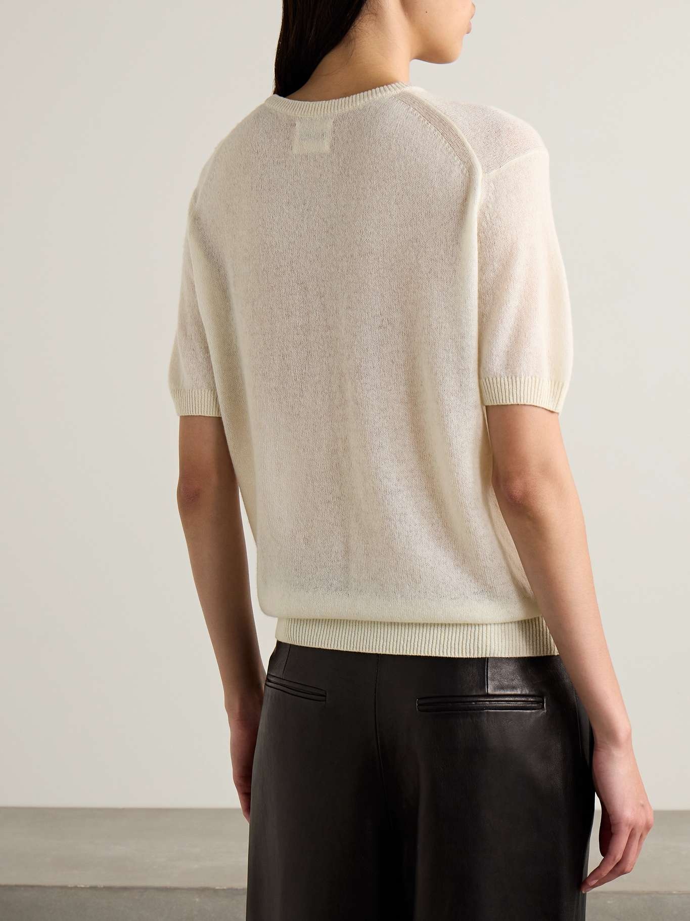 Pierre cashmere-blend T-shirt - 3