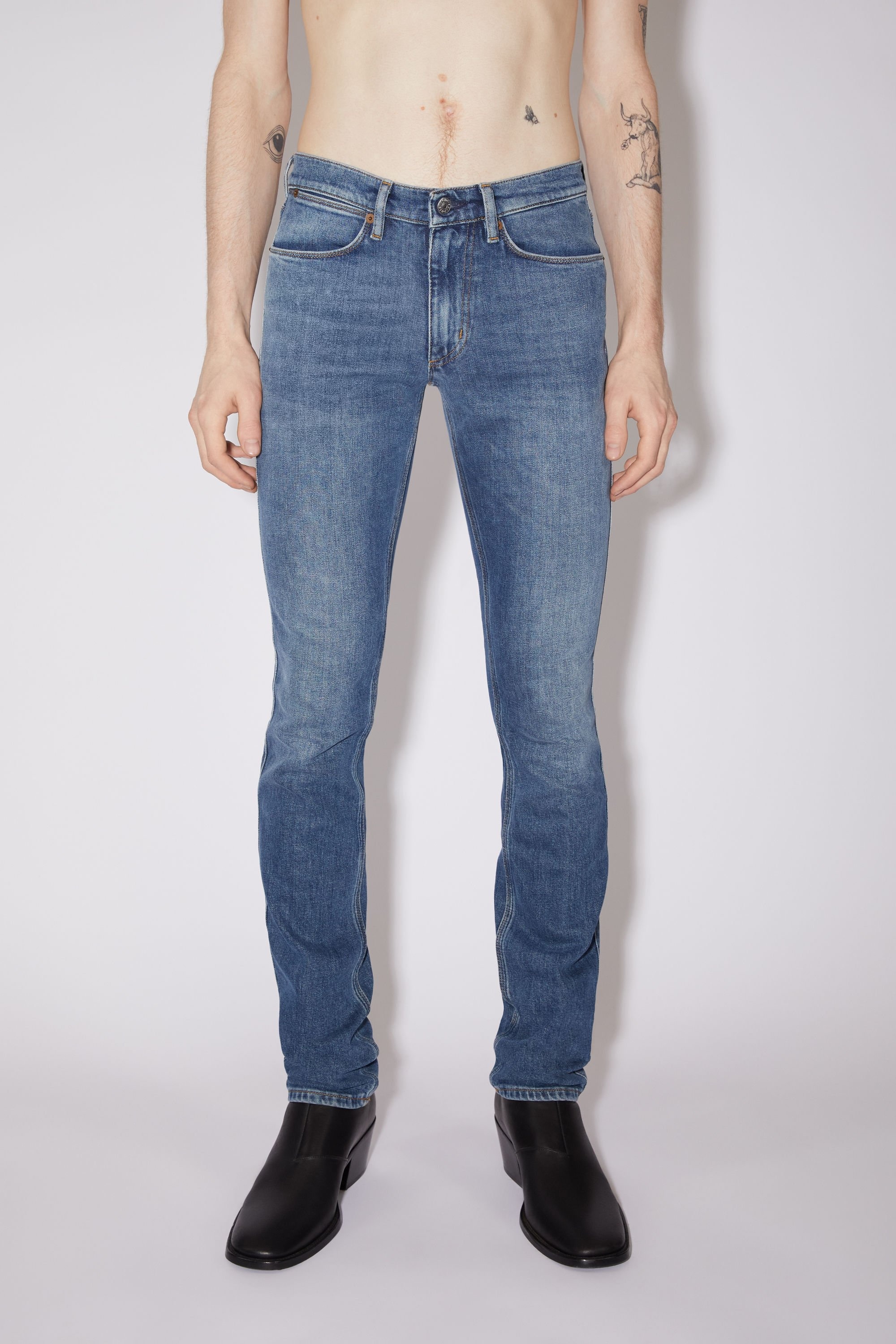 Slim fit jeans - Max - Mid blue - 2