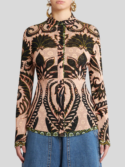 Etro PRINTED TULLE SHIRT outlook