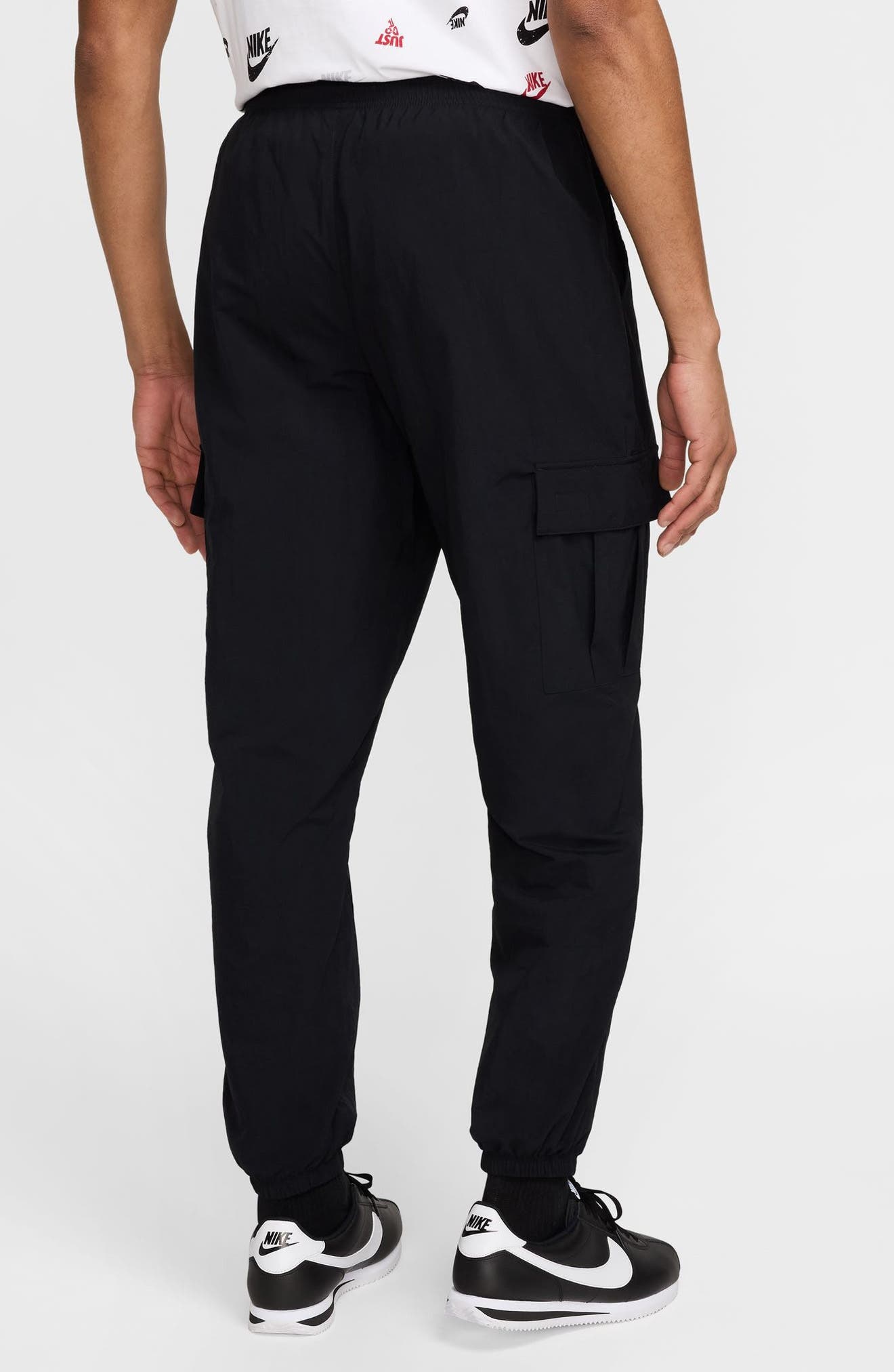 Nike Club Woven Cargo Pants in Black at Nordstrom - 2