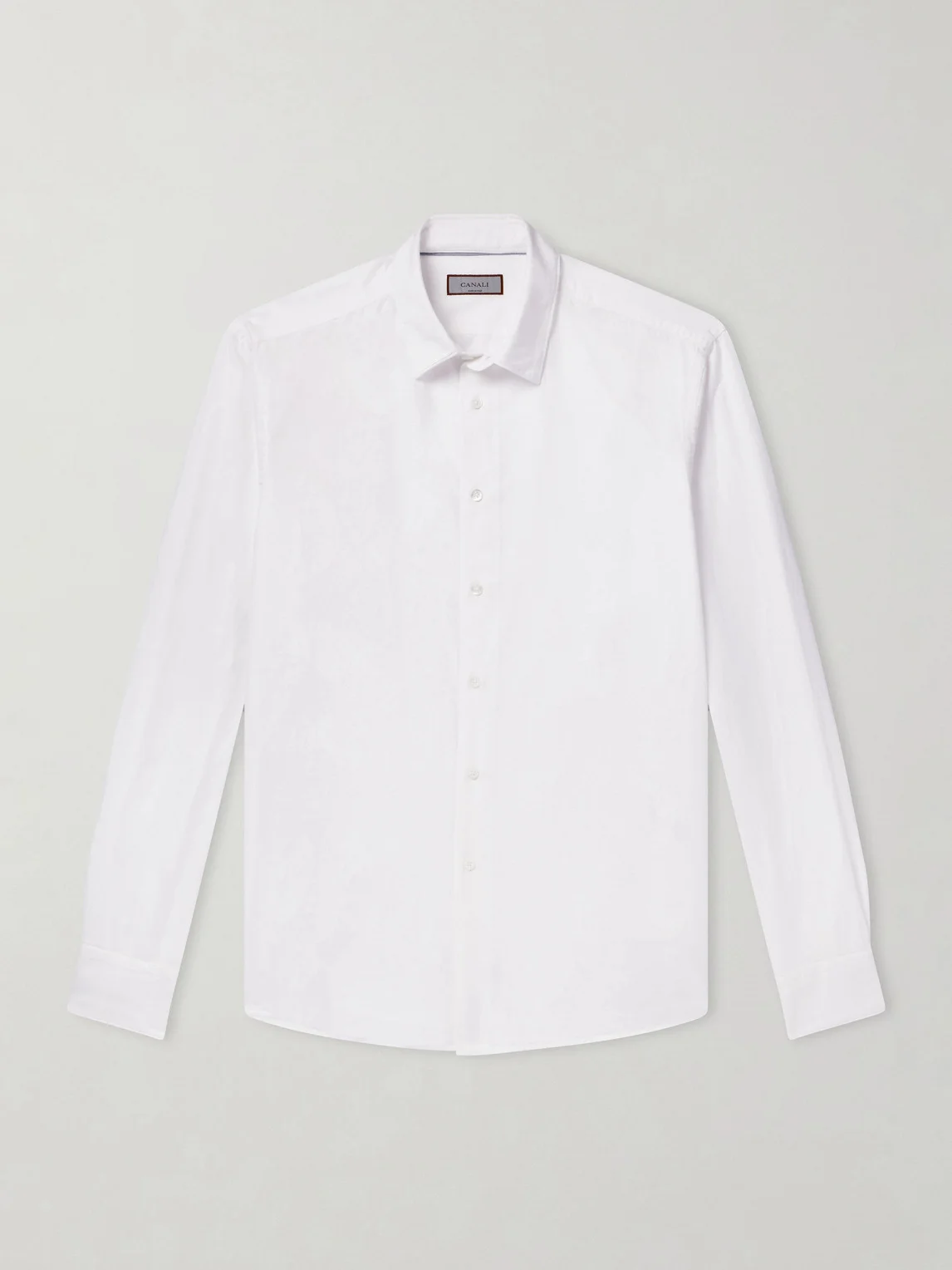 Garment-Dyed Cotton Shirt - 1