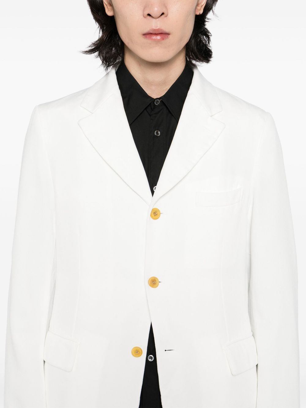 single-breasted blazer - 5