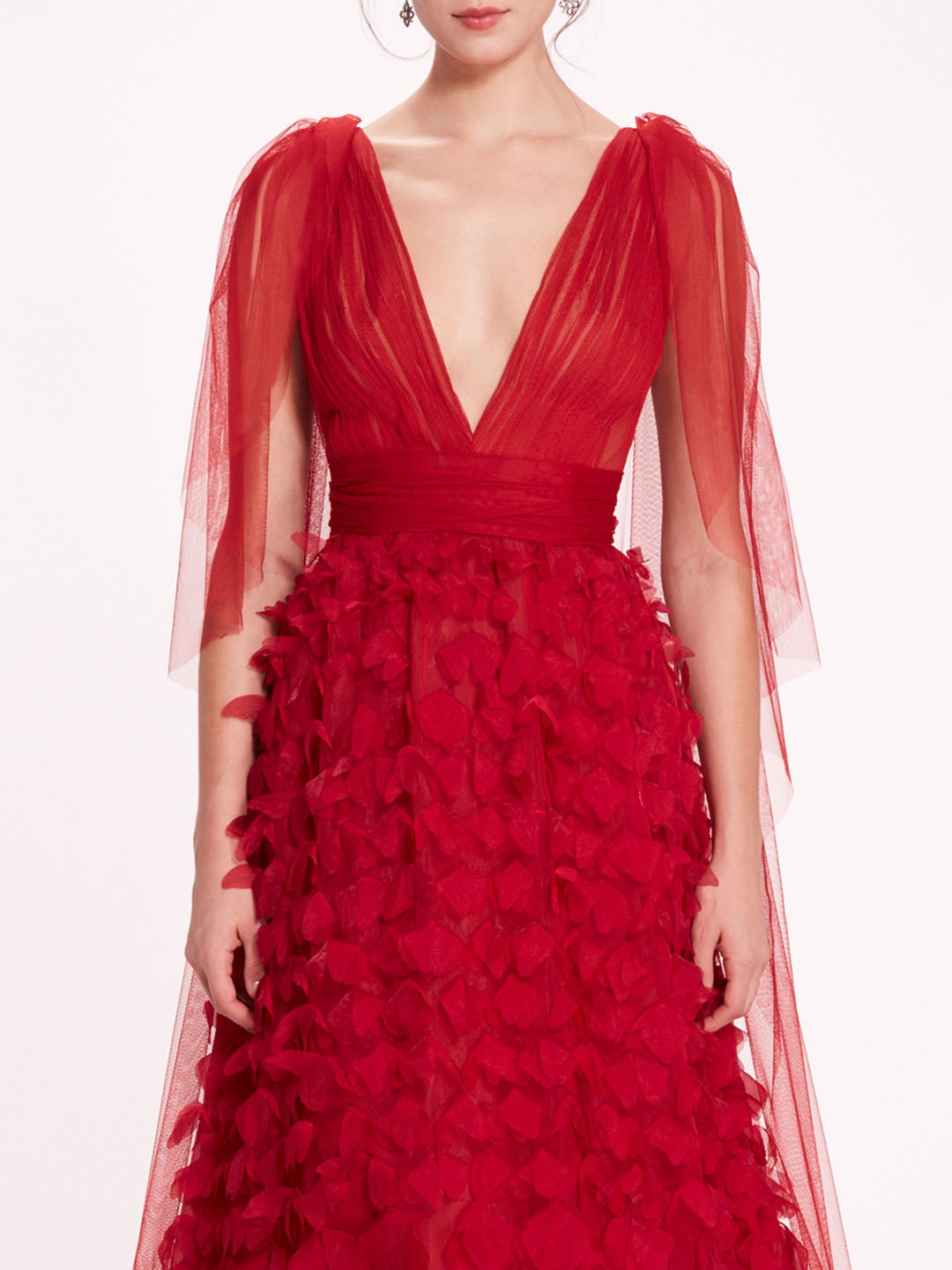 DRAPED TULLE GOWN - 4