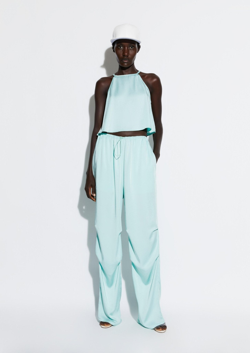 LAPOINTE Satin Cropped Cami outlook